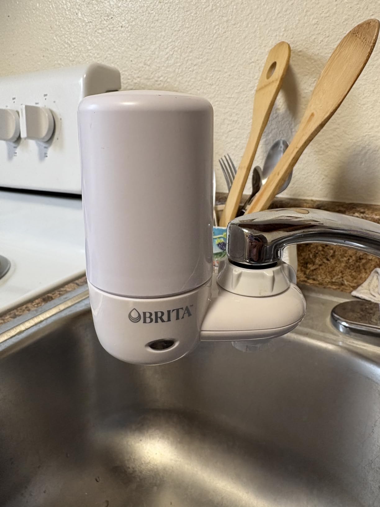 Brita Faucet Mount Water Filter System, White, No-Wait Filtration, Easy Install, Multi-Use Tap Water Filter for Kitchens, Bathrooms & Small Spaces customer photo 1