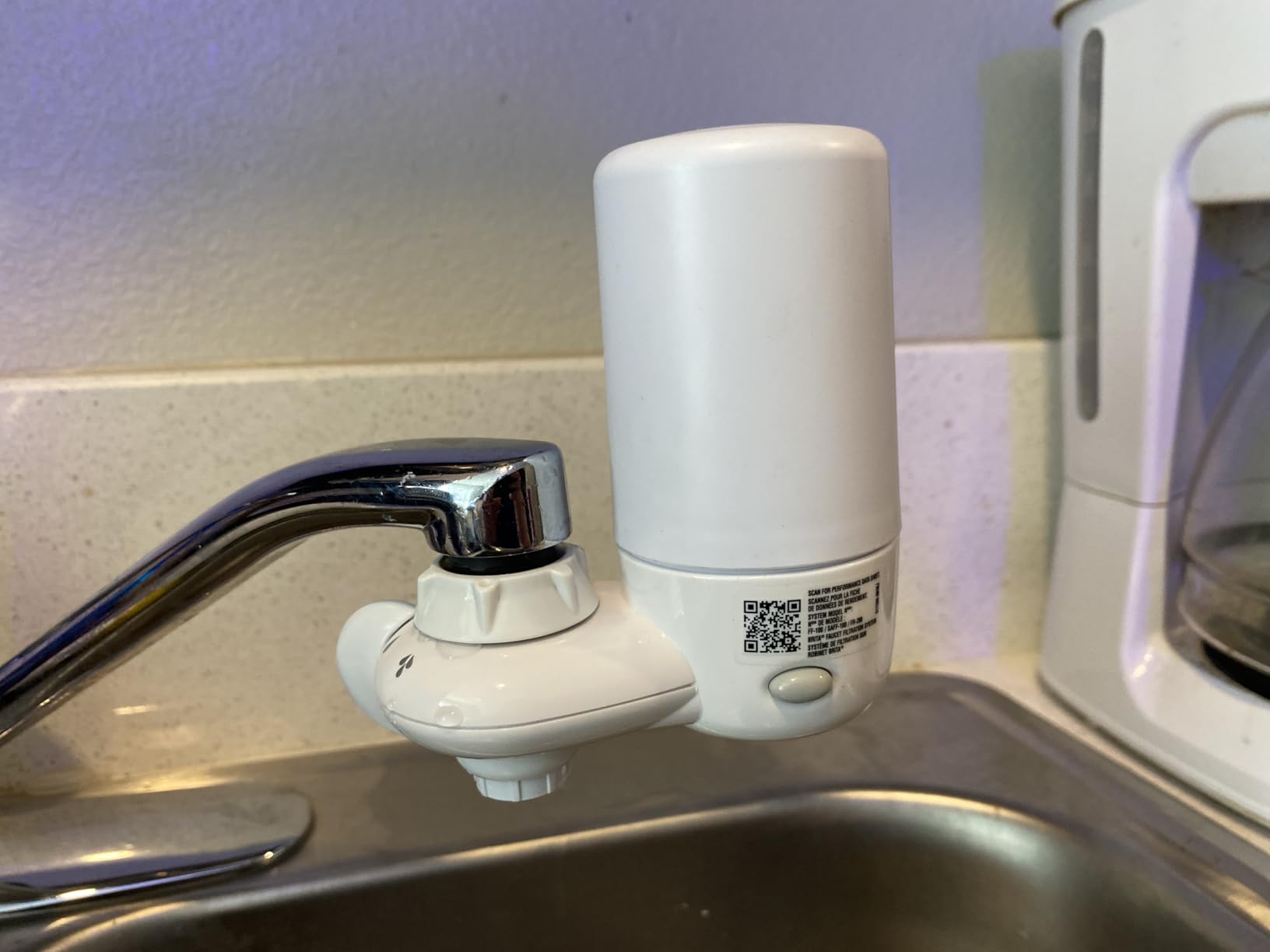 Brita Faucet Mount Water Filter System, White, No-Wait Filtration, Easy Install, Multi-Use Tap Water Filter for Kitchens, Bathrooms & Small Spaces customer photo 2