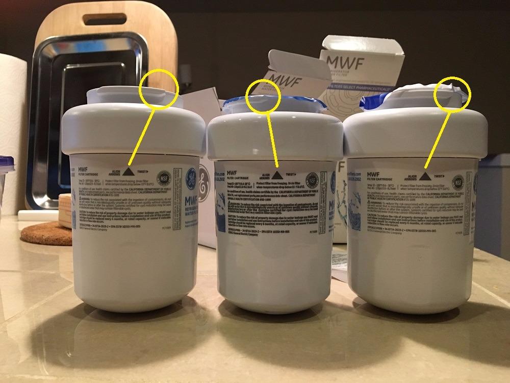 GE MWF Refrigerator Water Filter, Genuine Replacement Filter, Certified to Reduce Lead, Sulfur, and 50+ Other Impurities, Replace Every 6 Months for Best Results, Pack of 1 customer photo 2