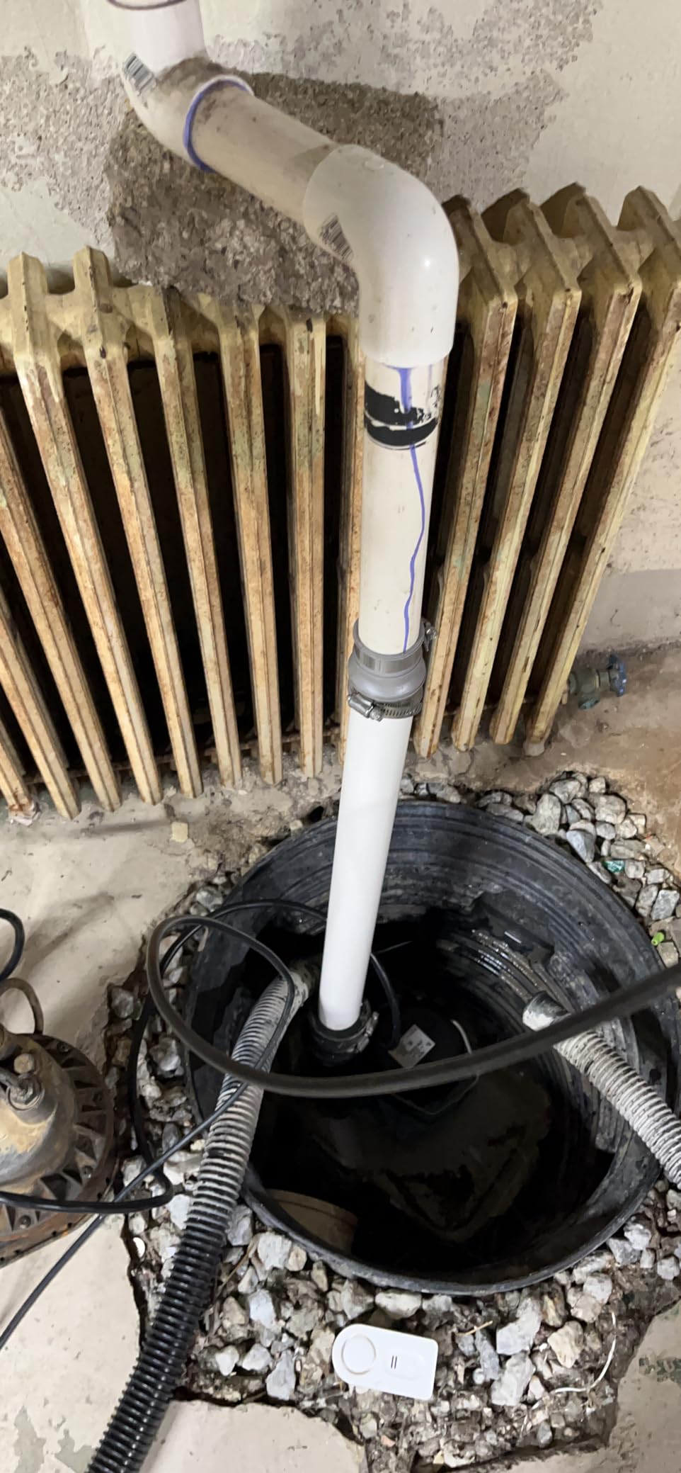 Little Giant 1/3 HP Cast Iron Submersible Sump Pump, Blue customer photo 1