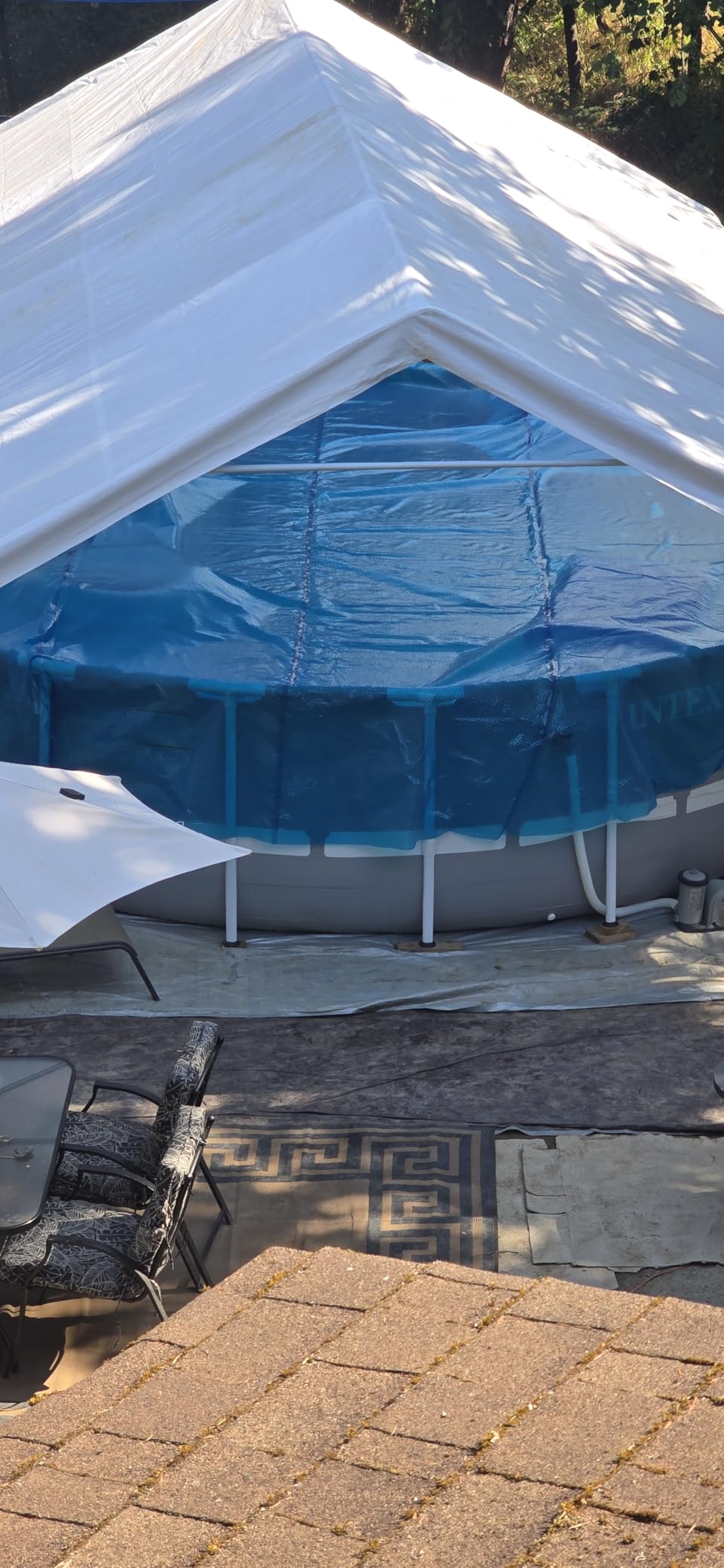 Blue Wave 24-ft Round Solar Pool Cover 8-Mil Blue - Solar Cover for Above Ground Pool, Thermal Bubble Blanket for Heat Retention & Reduced Evaporation customer photo 1