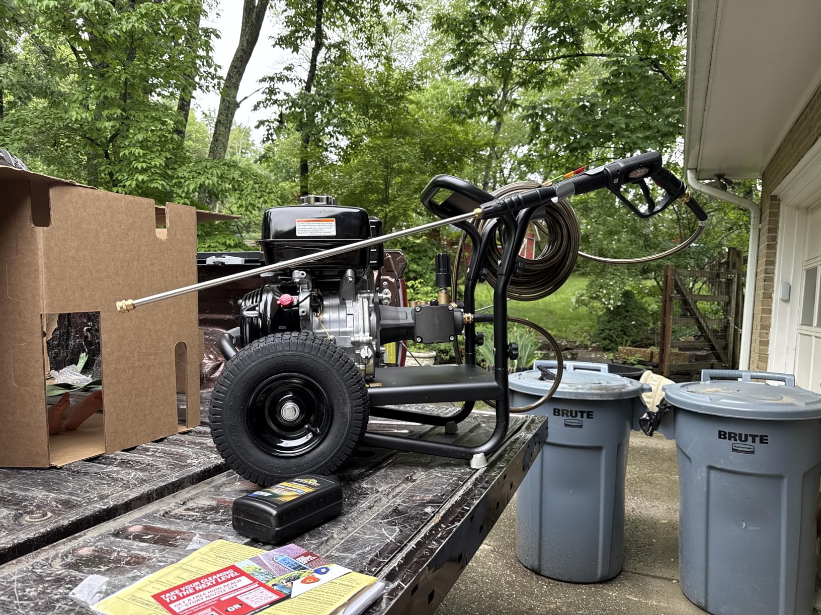 Simpson PS4240 PowerShot Gas Pressure Washer Powered by Honda GX390, 4200 PSI at 4.0 GPM, AAA Triplex Pump, 50' Hose, 5 Nozzles, 49-State Compliant customer photo 2