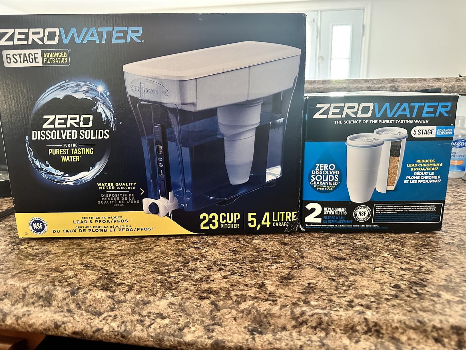 ZeroWater 23-Cup Dispenser Ready-Pour 5-Stage Water Filter with 0 TDS Water Filter - IAPMO Certified to Reduce Lead, Chromium, and PFOA/PFOS customer photo 2