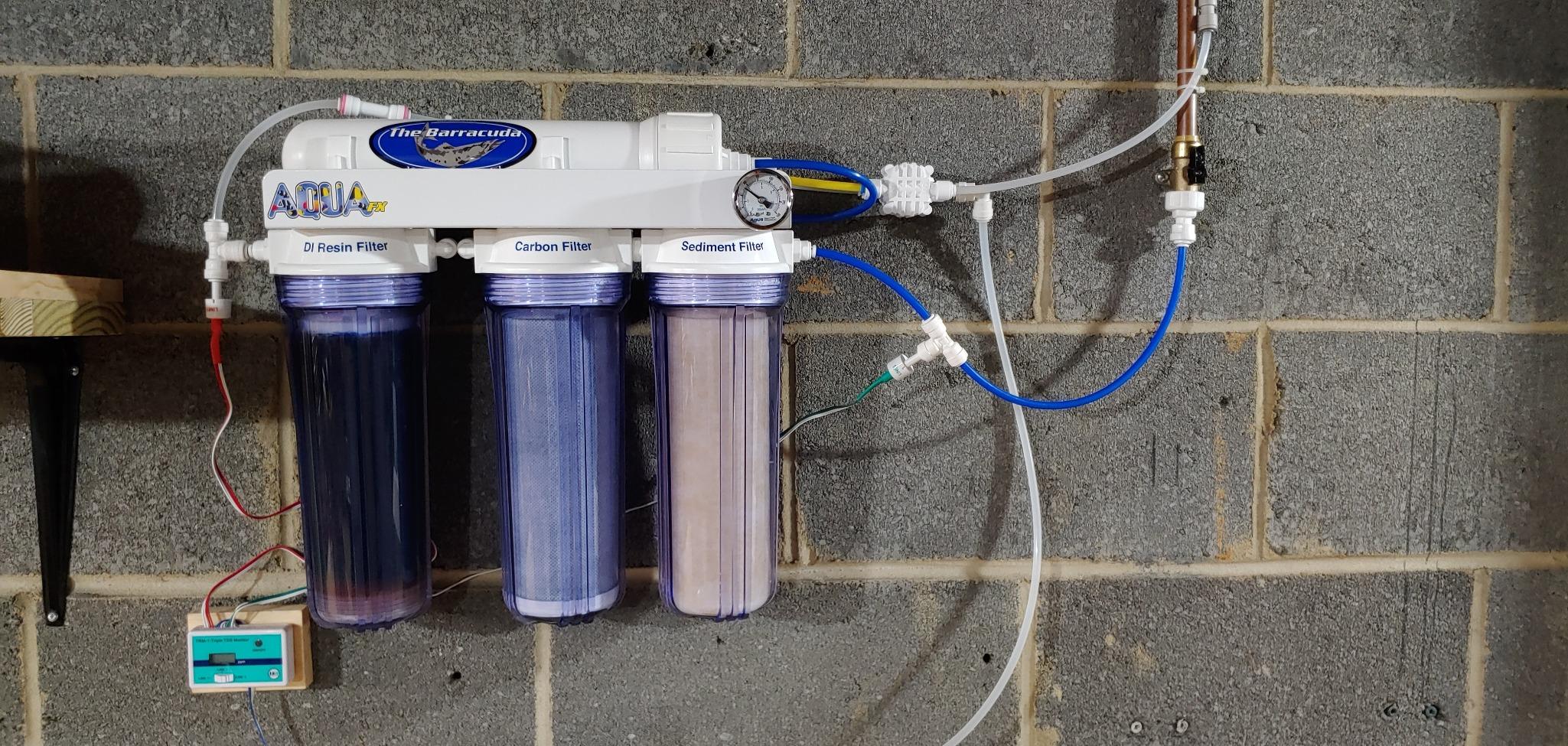 The AquaFX Barracuda 100 GPD RO/DI System customer photo 1