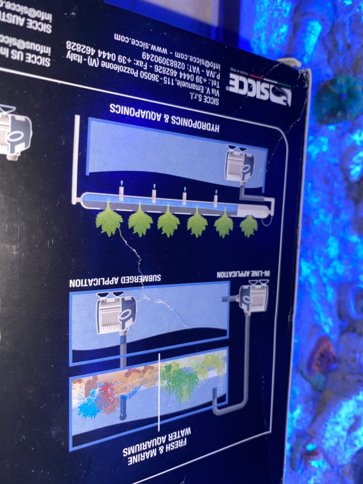SICCE Syncra Silent 1.5 Multifunction 357 GPH Submersible Water Pump | Italian Made 23W Ultra Quiet Durable Aquarium Fish Tank, Fountain, Pond, Hydroponics, Terrarium | Freshwater & Saltwater customer photo 2
