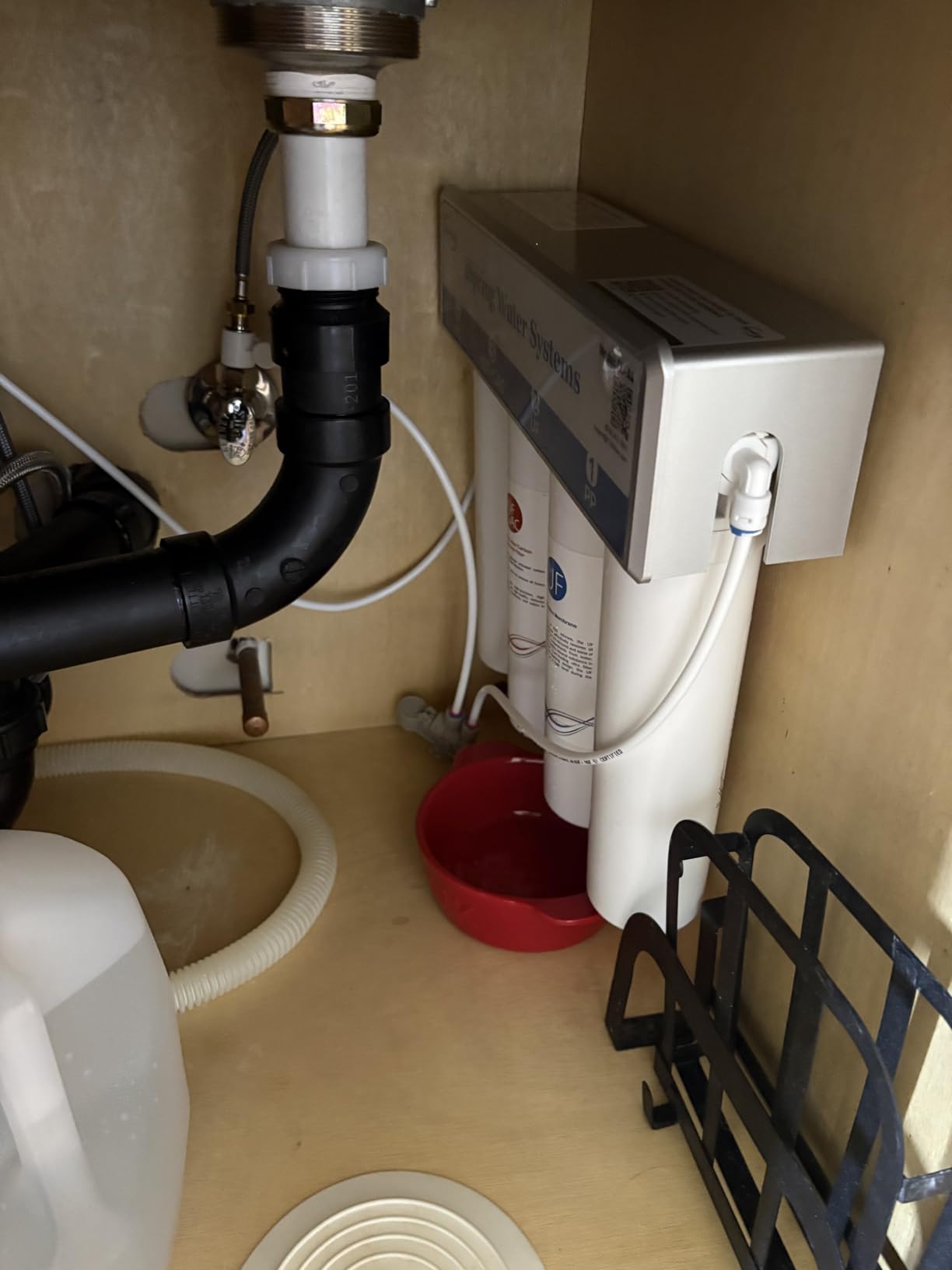 iSpring CU-A4 4-Stage Ultra Filtration Under Sink Water Filter System customer photo 1