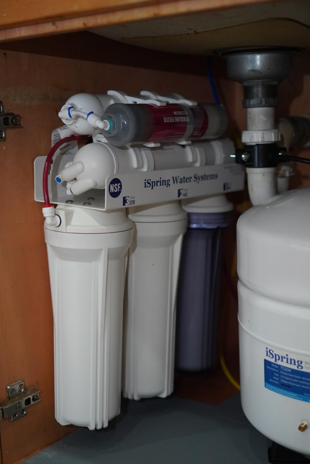 iSpring F9K NSF Certified 1-Year Reverse Osmosis Water Filter, Alkaline Remineralization Filters for 6-Stage RO Systems, Without RO Membrane | Cartridge Set for 6-Stage Alkaline Mineral Under Sink RO Systems customer photo 1