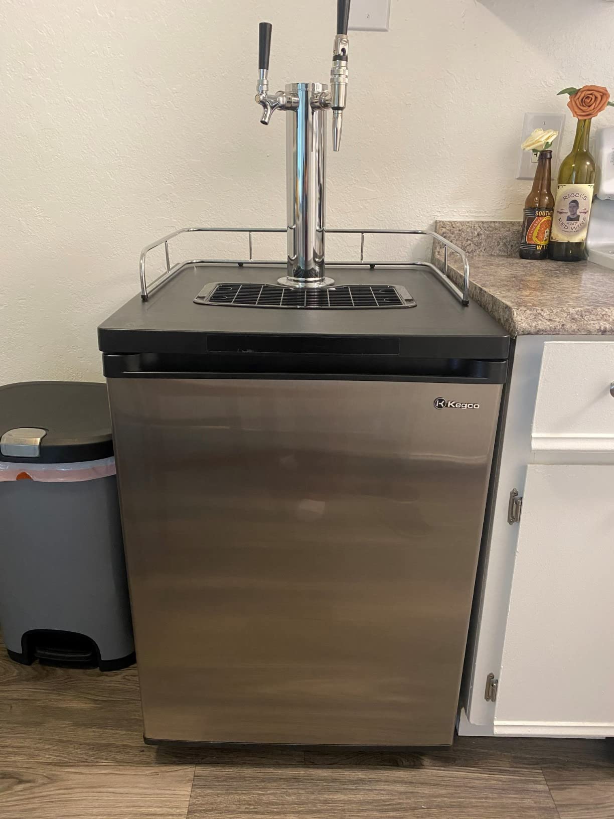 Kegco HBK209S-2 Keg Dispenser, stainless steel,2 Faucet without Kegs customer photo 1