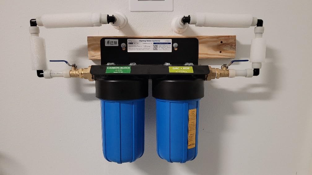 iSpring WGB21B 2-Stage Whole House Water Filtration System, 50000 Gallons customer photo 1