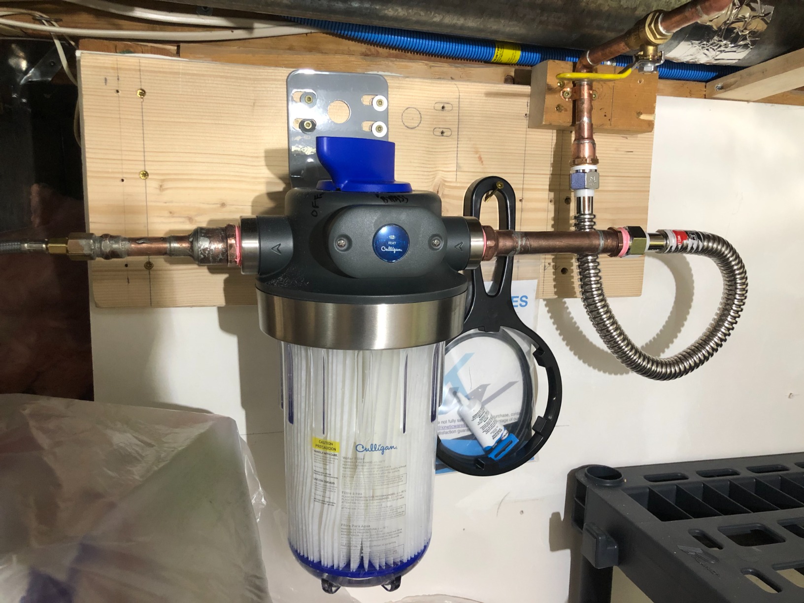 Culligan WH-HD200-C Whole House Water Filter System 1” Inlet/Outlet, Filter Sold Separately – Improve Tap Water Taste, Removes Sediment, Protects Appliances customer photo 2