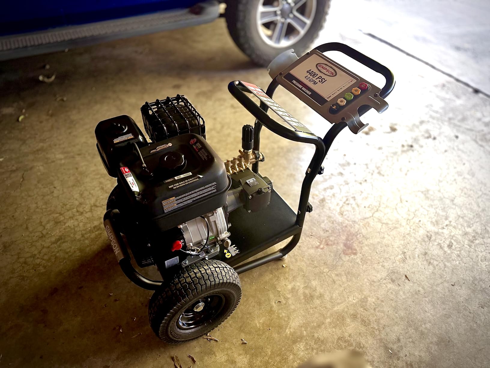 Simpson PowerShot PS60843 4400 PSI Gas Pressure Washer, 4.0 GPM, CRX 420cc Engine, AAA Triplex Pump, 50' Hose, Welded Steel Frame customer photo 1