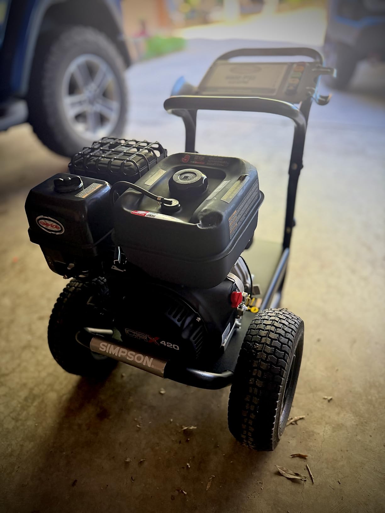 Simpson PowerShot PS60843 4400 PSI Gas Pressure Washer, 4.0 GPM, CRX 420cc Engine, AAA Triplex Pump, 50' Hose, Welded Steel Frame customer photo 2