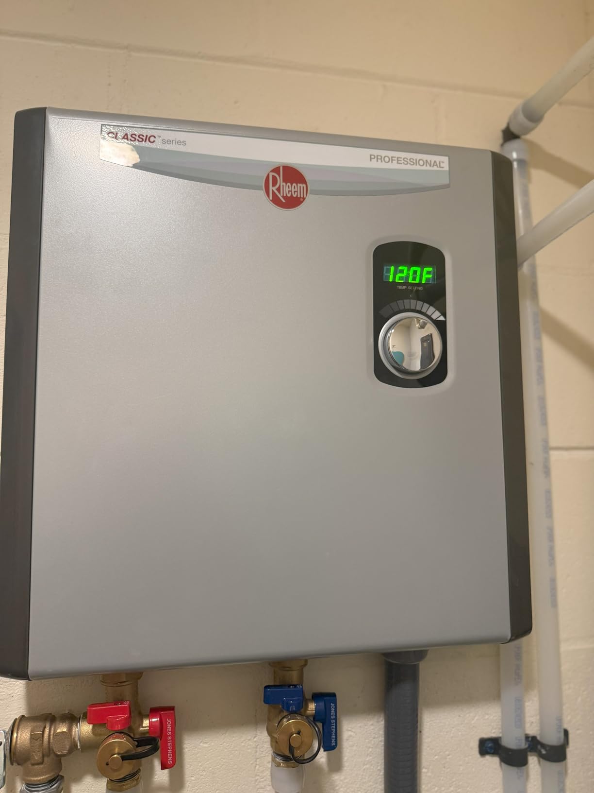 Rheem RTEX-24 24kW 240V Electric Tankless Water Heater customer photo 2