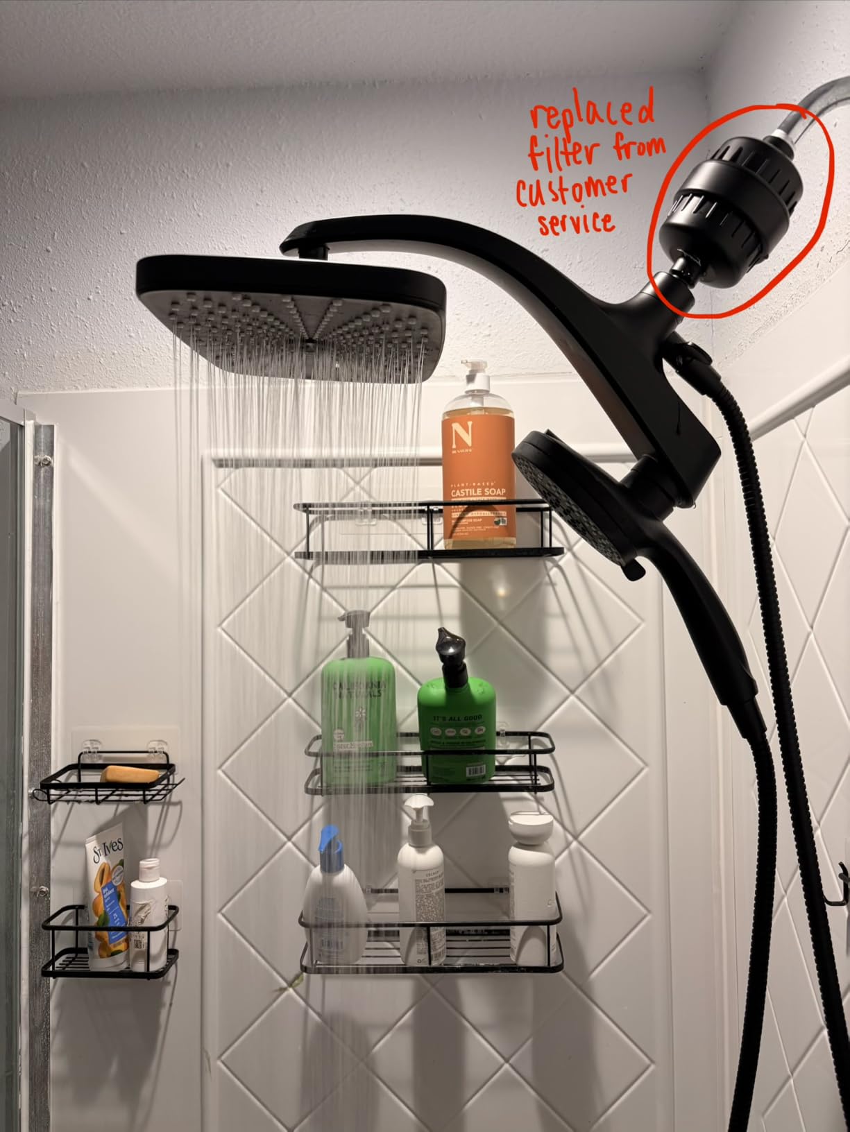 Aquabliss High Output Revitalizing Shower Filter - Reduces Dry Itchy Skin, Dandruff, Eczema, and Dramatically Improves The Condition of Your Skin, Hair and Nails - Chrome (SF100) customer photo 2