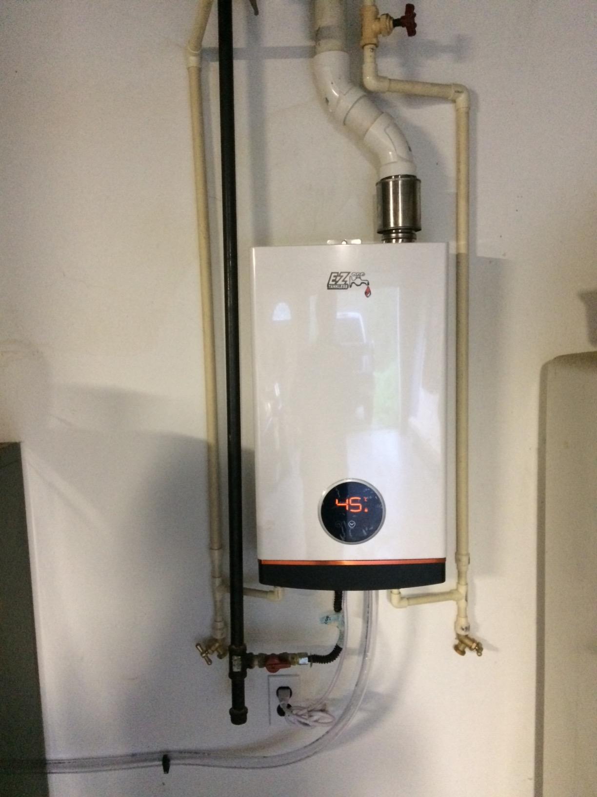 EZ Ultra HE Natural Gas Indoor Condensing Tankless Water Heater - Digital Display - Whole Home customer photo 2