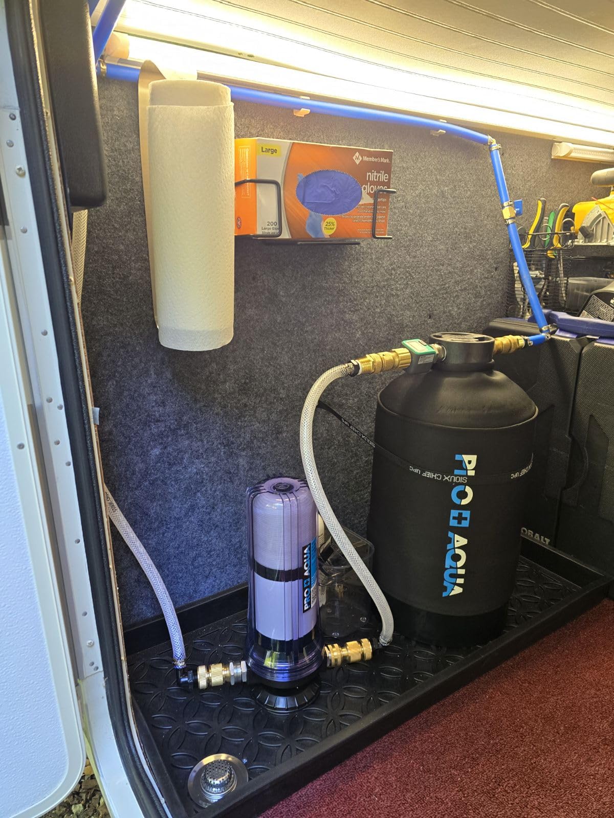 PRO+AQUA 16,000 Grain Portable Water Softener for RV, Trailers, Boats, Mobile Car Wash, Pressure Wash - Protects Water Systems from Hard Water Damage and Corrosion customer photo 1