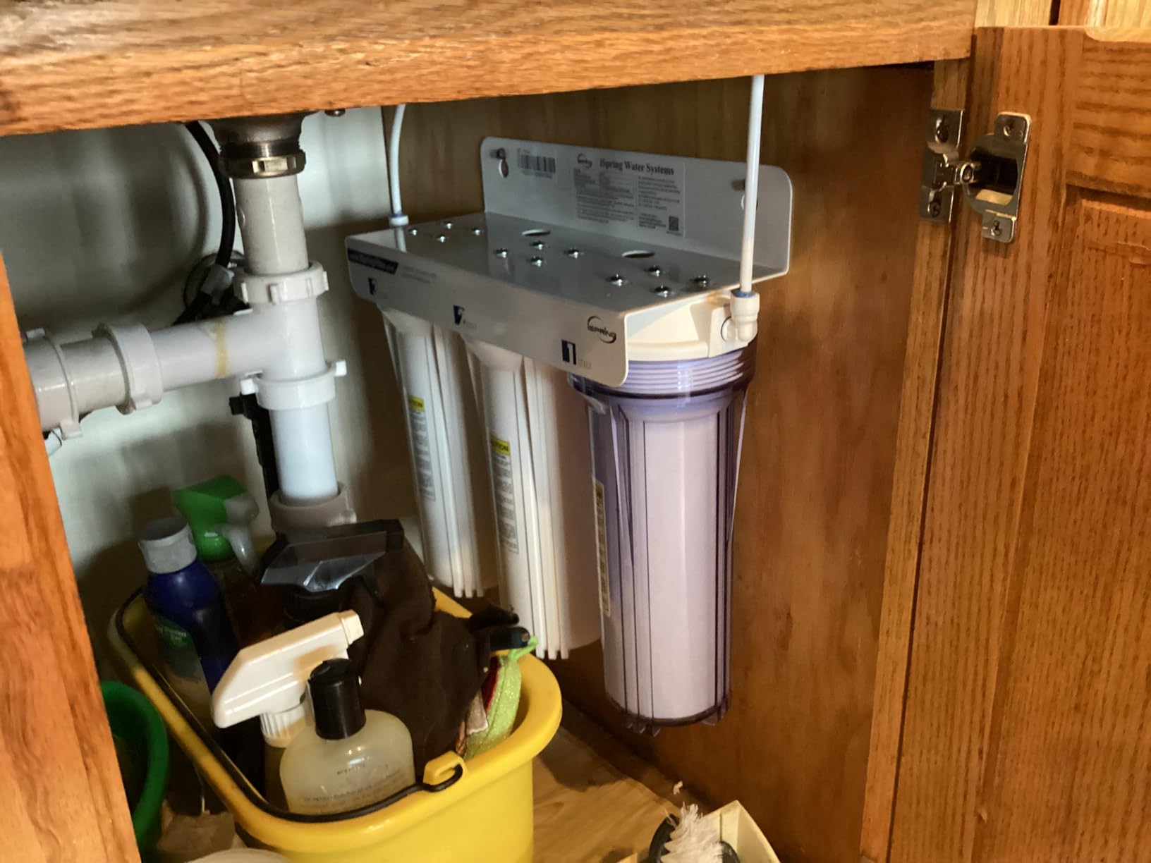 iSpring US31 3-Stage Under Sink Water Filter System with Faucet, 1 Year customer photo 1