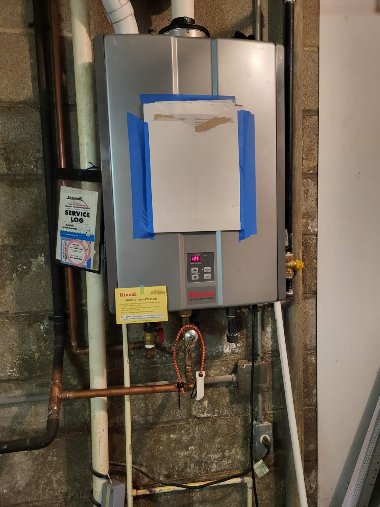 Rinnai RU199iN Condensing Tankless Hot Water Heater, 11 GPM, Natural Gas, Indoor Installation customer photo 1