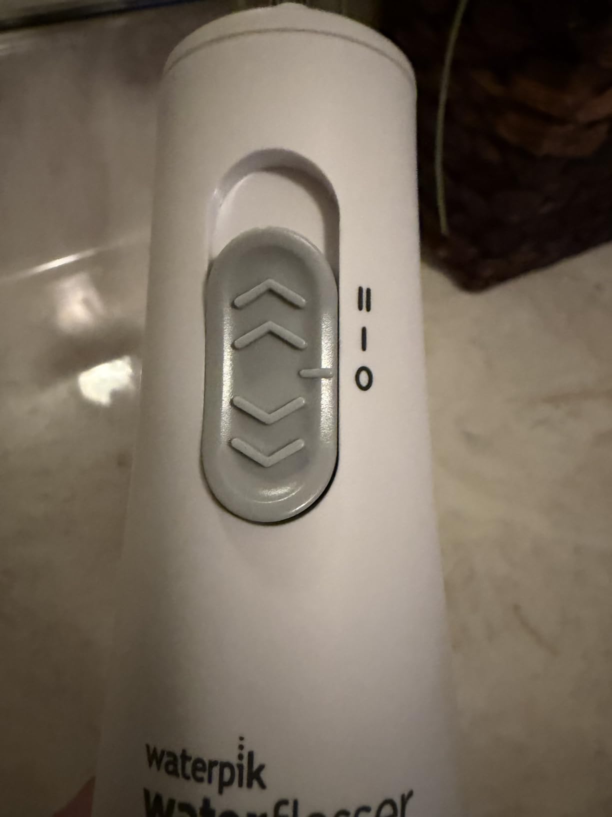 Waterpik Cordless Express Portable Water Flosser, 3 AA Batteries, White customer photo 2