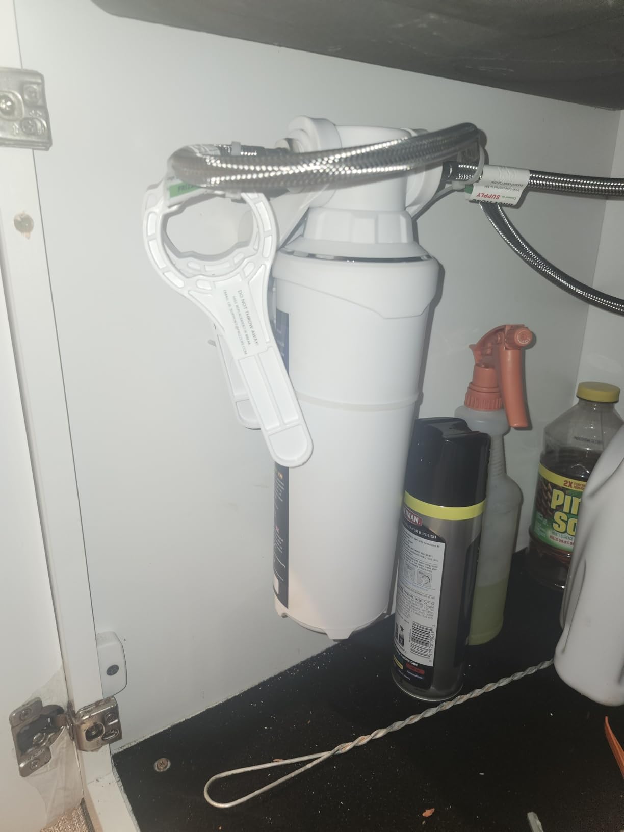 Frizzlife Under Sink Water Filter System-NSF/ANSI 53&42 Certified High Capacity Direct Connect Under Counter Drinking Water Filtration System-0.5 Micron Reduces Lead, Chlorine, Bad Taste & Odor customer photo 1