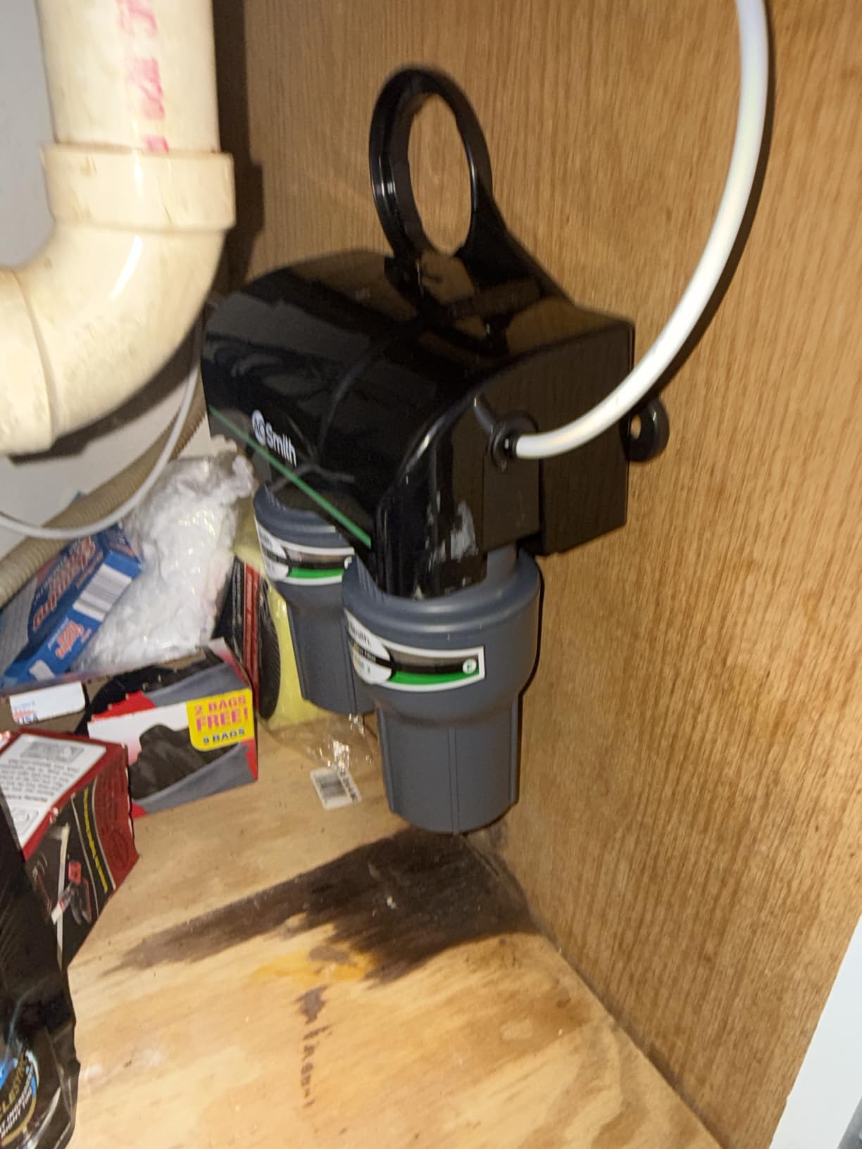AO Smith Under Sink Water Filter System - Reduces PFAS, Lead, & Chlorine in Drinking Water - Under Counter Claryum Filtration for Kitchen - 2-Stage - AO-US-200 customer photo 1
