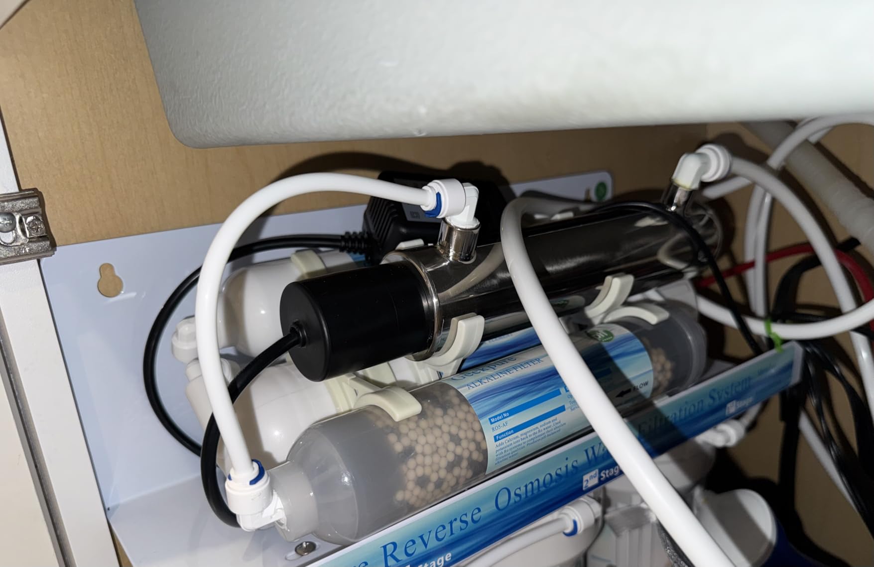 Geekpure 6 Watt Reverse Osmosis UV Water Filter (0.5-1 GPM)-1/4