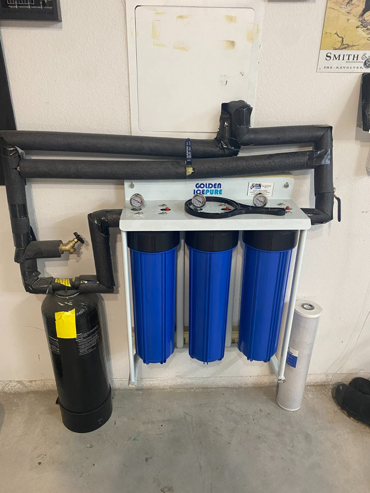 AO Smith Whole House Salt-Free Descaler System - 600K Gallons or 6 Years - Water Conditioner System for City & Well Water Filters - 3/4