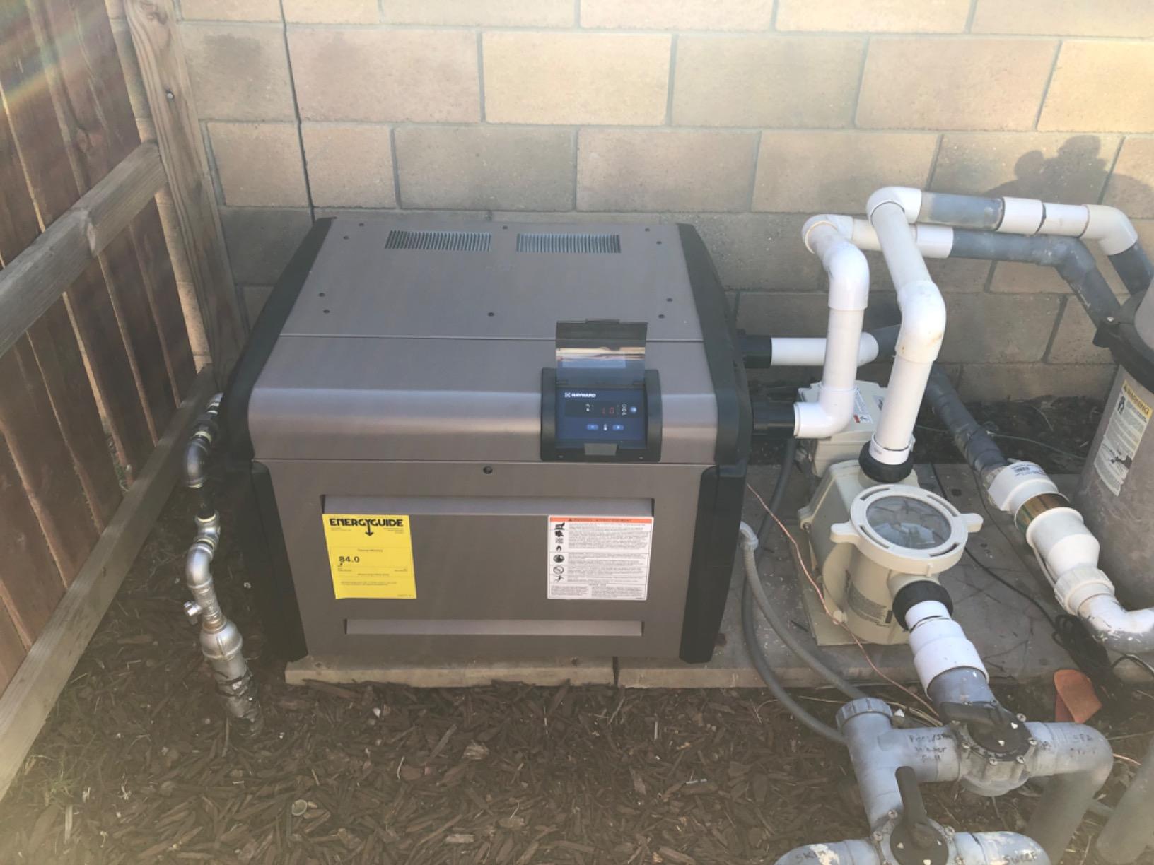 Hayward W3H400FDN Universal H-Series 400,000 BTU Natural Gas Pool and Spa Heater for Inground Pools customer photo 1