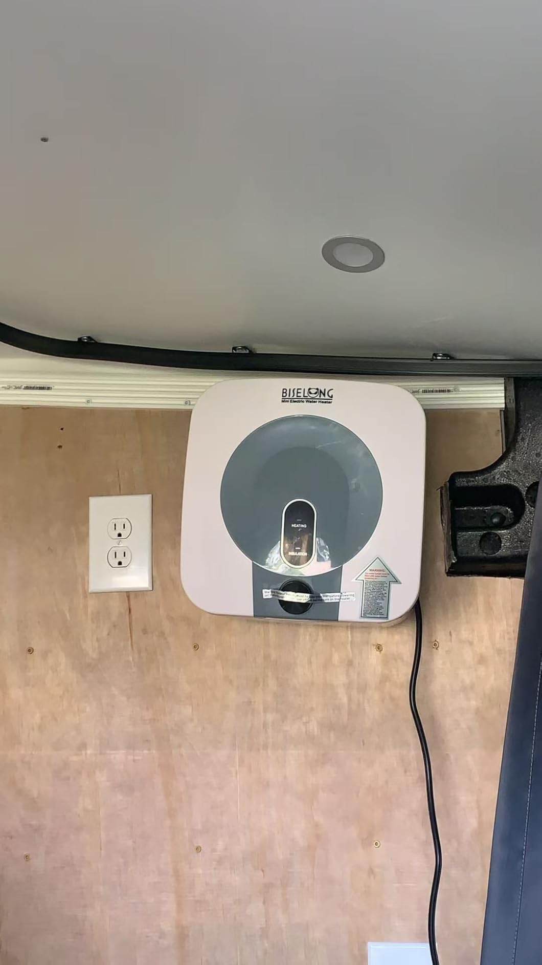 110V-120V 1440-1500W Small Under Sink Tank 2.5 Gallon Water Heater Hot Storage,Mini Instant Electric RV TR Trailer Kitchen Compact,Food Truck 2 PCs 16