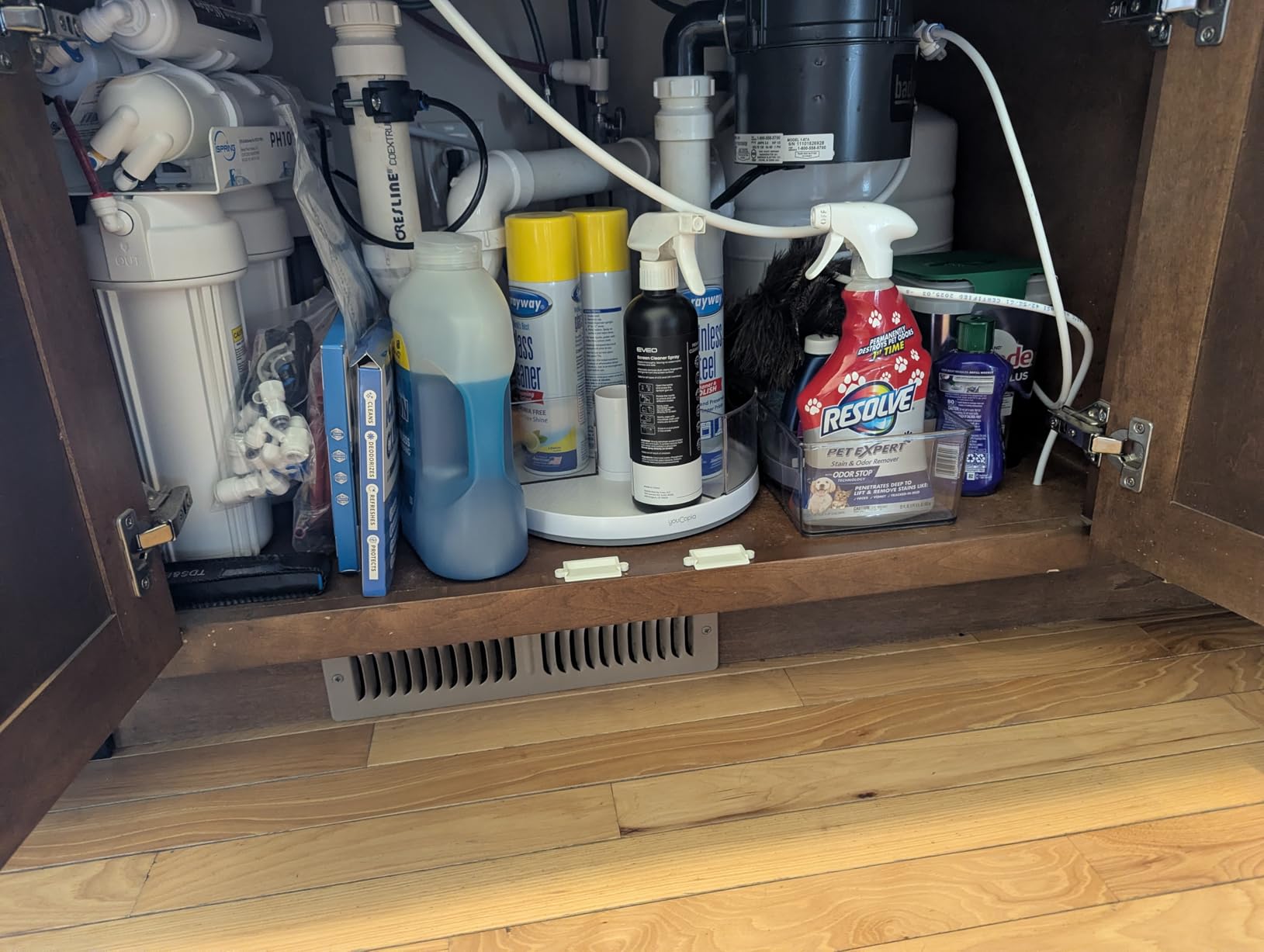iSpring PH100 Alkaline Reverse Osmosis Water Filter System, pH+ Remineralization 6-Stage Under Sink RO Drinking Water Filtration System 100 GPD Fast Flow 1:1 Pure to Waste Ratio customer photo 1