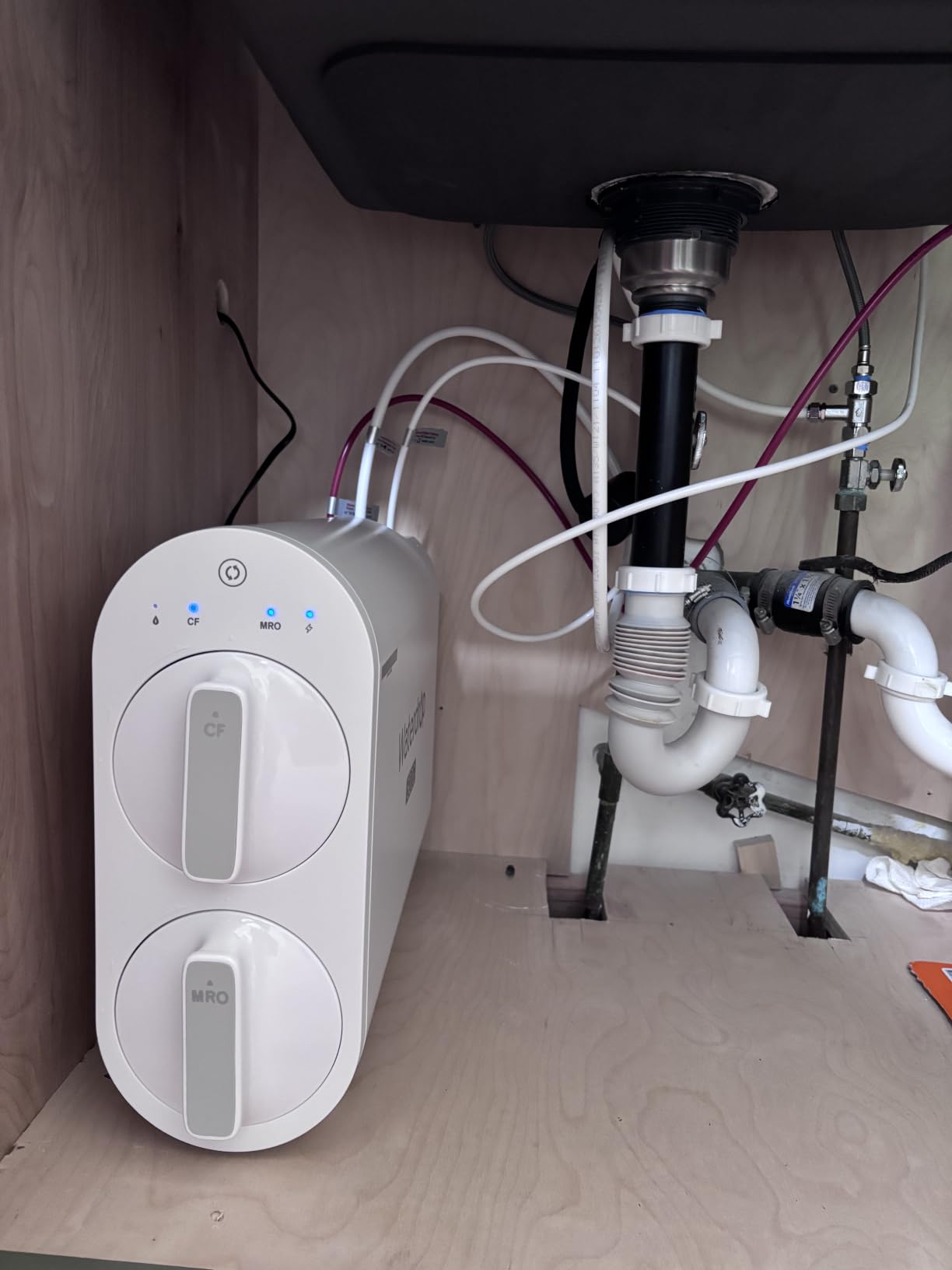 Waterdrop G2P600 Under Sink RO System, 600 GPD Tankless RO Water Filtration | 7 Stage RO Water Filtration, NSF/ANSI 372 Certified, 2:1 Pure to Drain, TDS Reduction, Under Sink Reverse Osmosis System customer photo 1