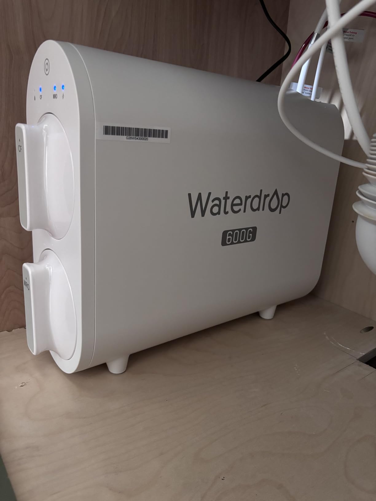Waterdrop G2P600 Under Sink RO System, 600 GPD Tankless RO Water Filtration | 7 Stage RO Water Filtration, NSF/ANSI 372 Certified, 2:1 Pure to Drain, TDS Reduction, Under Sink Reverse Osmosis System customer photo 2