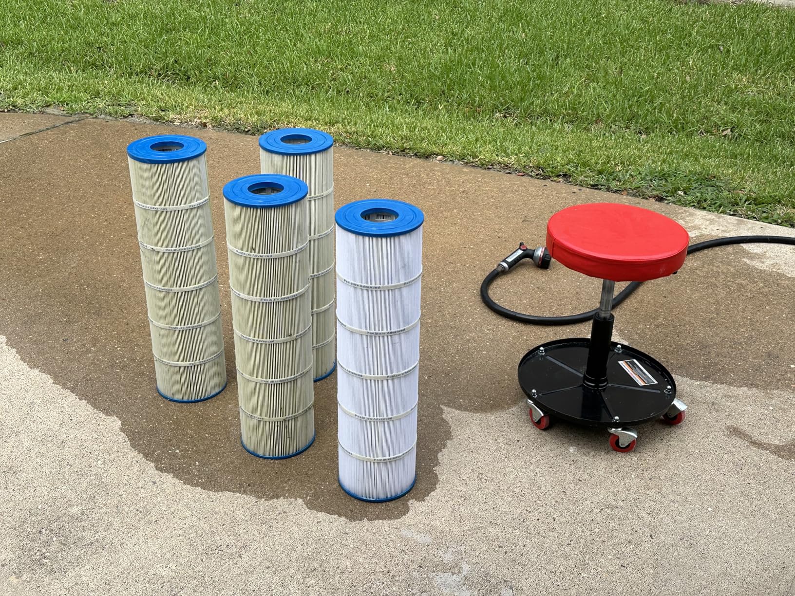 POOLPURE C4030 Filter Replaces Hayward CX880XRE, Pleatco PA106-PAK4, Unicel C-7488, Filbur FC-1226, FC-6430, Hayward SwimClear C4020, C4025, C4030, 4 X 106 sq. ft. Filter Cartridge 4 Pack customer photo 2
