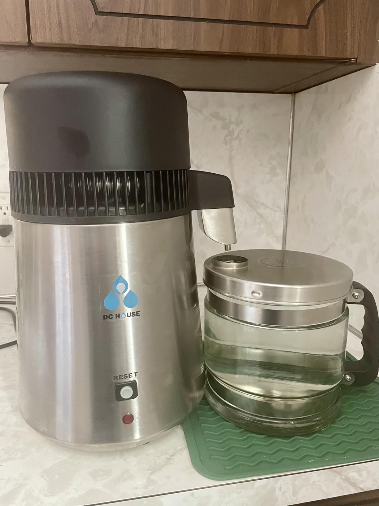 DC HOUSE 1 Gallon Water Distiller Machine, 750W Distilling Pure Water for Home customer photo 1