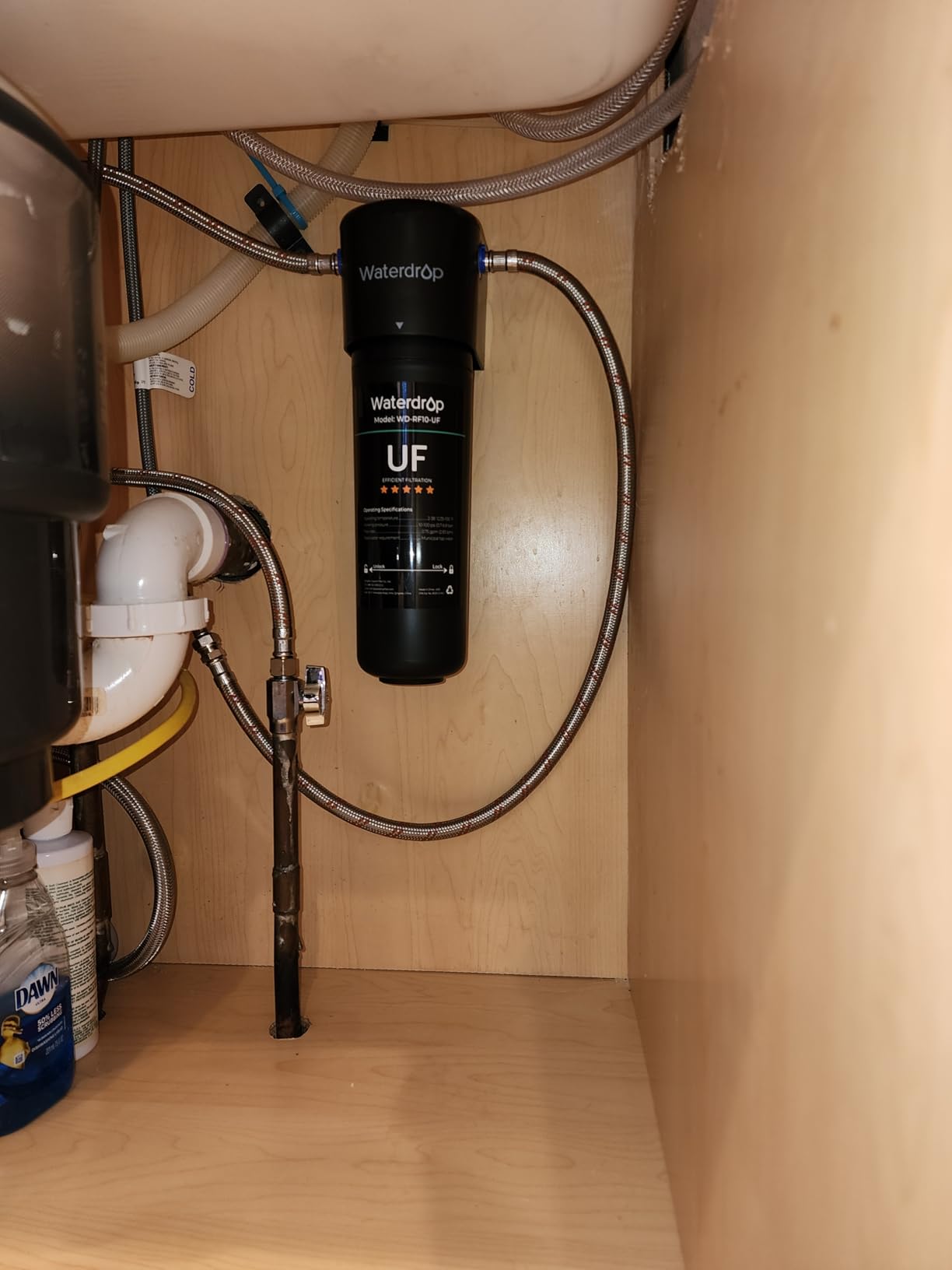 Waterdrop 10UB Under Sink Water Filter System with Dedicated Faucet customer photo 1
