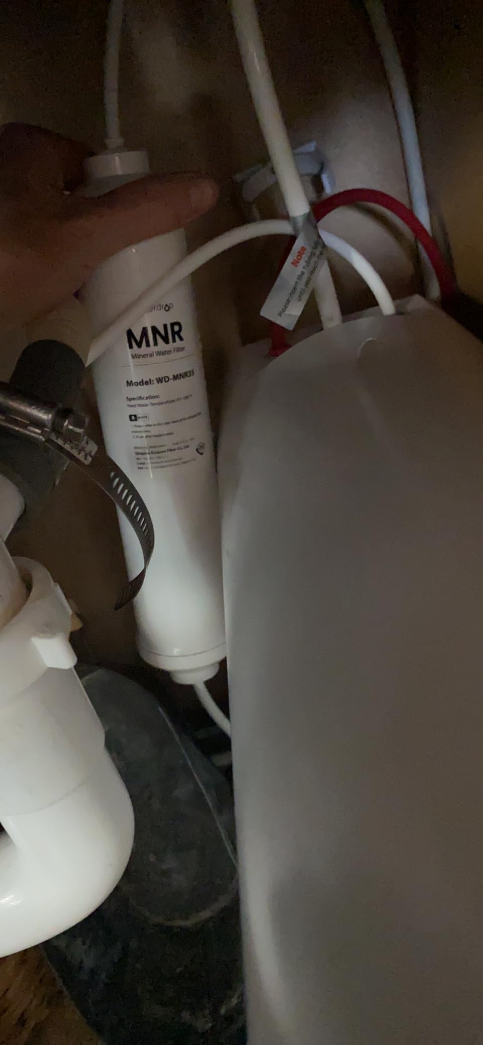 Waterdrop MNR35 Remineralization Filter Compatible with Undersink RO System | 1/4