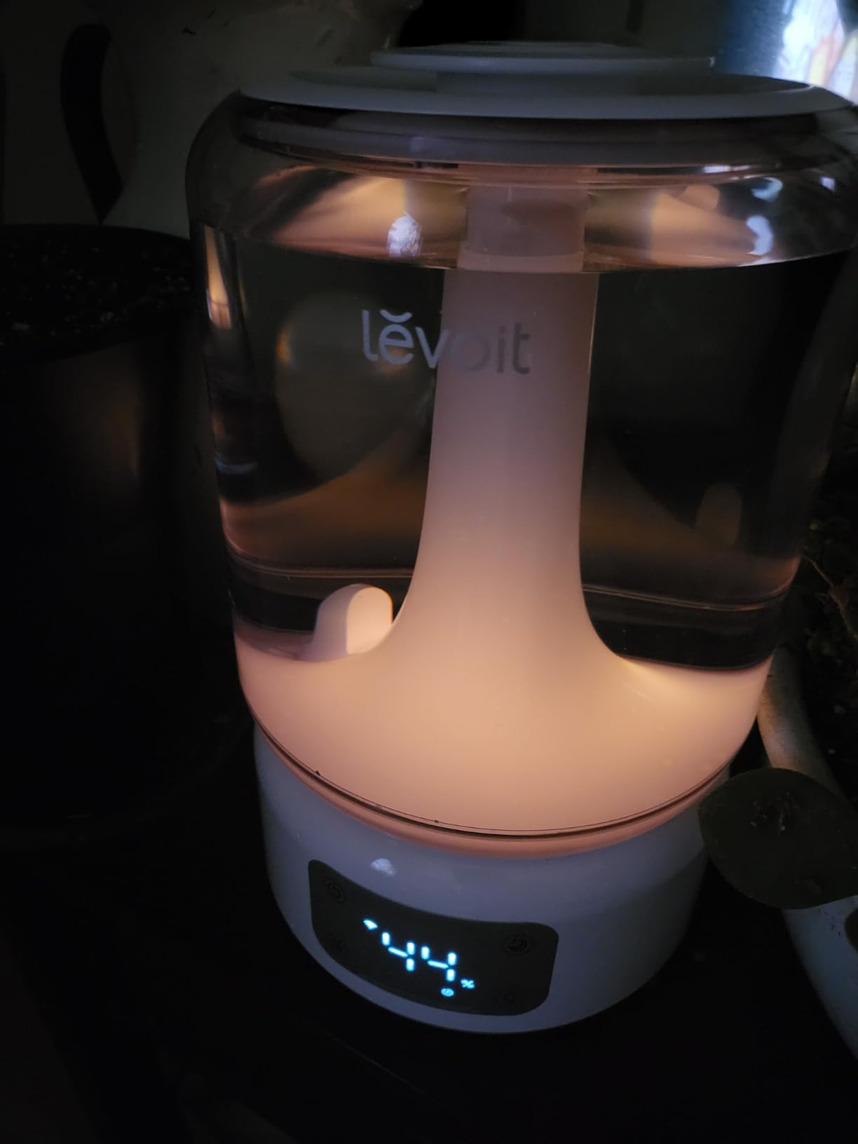 Levoit Humidifiers for Bedroom Large Room, 6L, 60H Runtime, 26dB, Smart App | Top Fill Cool Mist Humidifier for Baby & Plants, Easy to Clean, Essential Oil, Rapid Humidification & Auto Mode, Sleep Mode customer photo 1