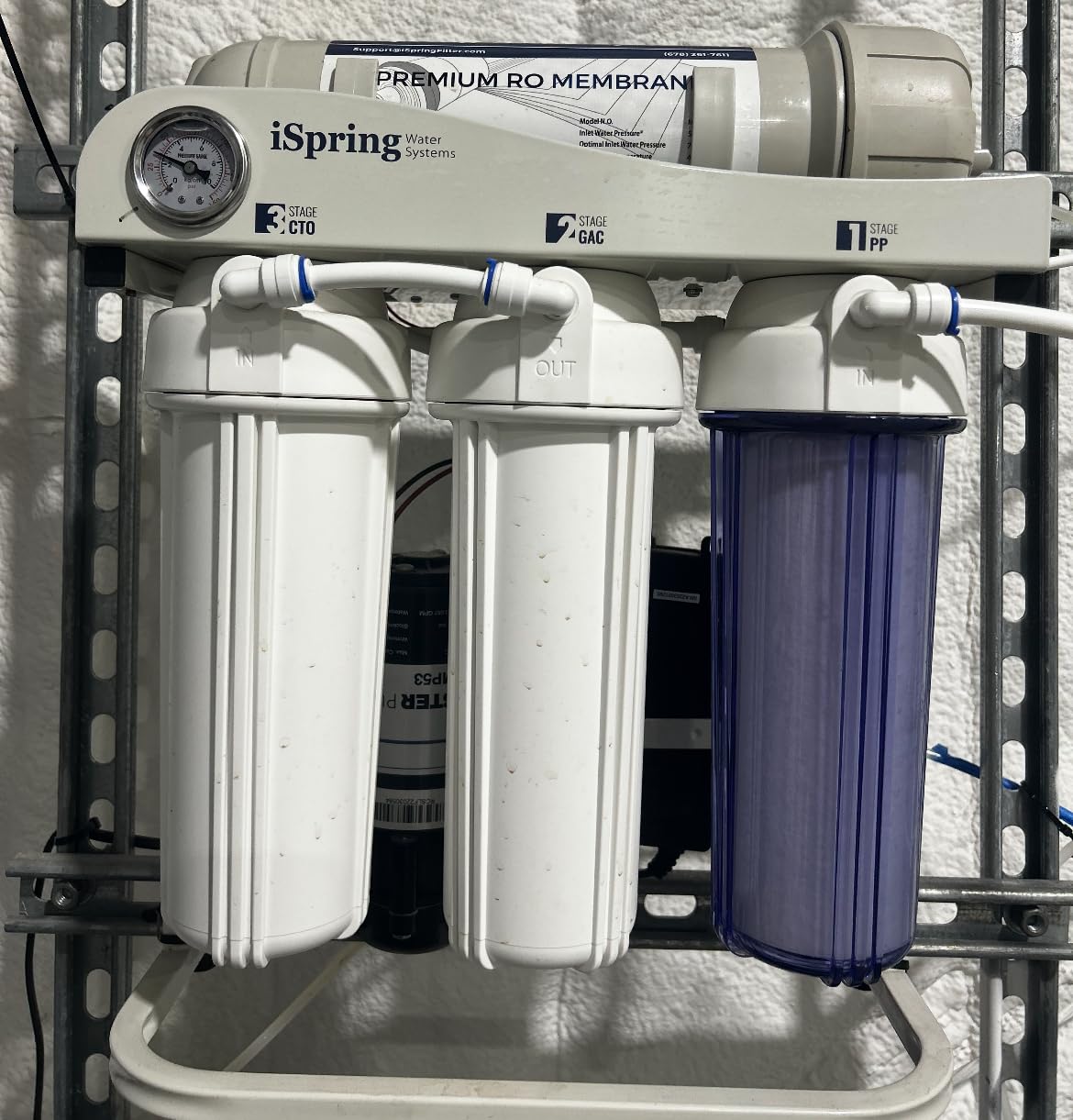 iSpring CRO1000 4-Stage Tankless Commercial Reverse Osmosis Water Filtration System, for House, Restaurant, Small Business, and Light Industrial Use, 1000 GPD High Flow, Upgraded Size Filters customer photo 1