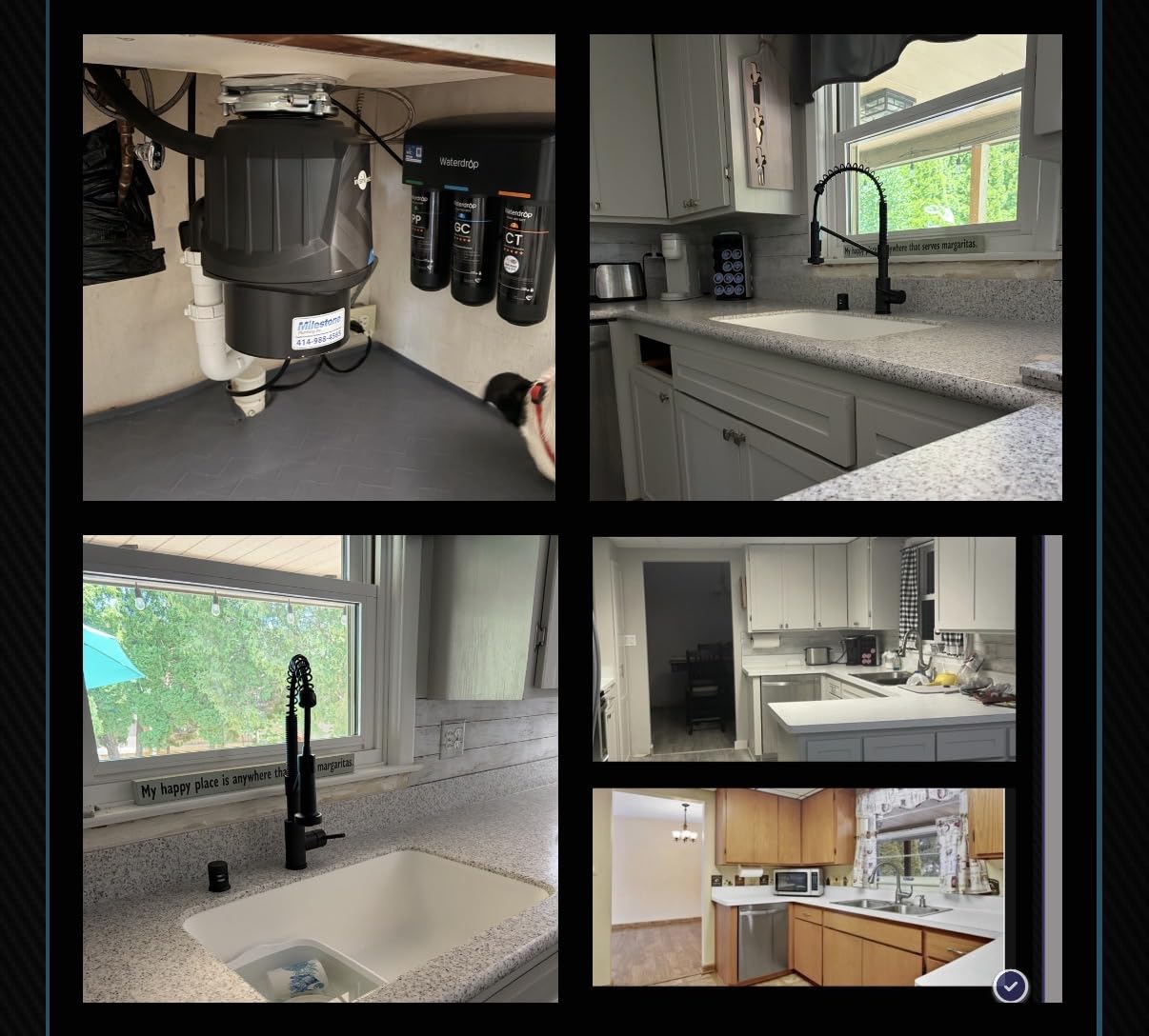 Waterdrop TSA 8 Layer Under Sink Water Filter System, NSF/ANSI 42 Certified | Reduces PFAS, PFOA/PFOS, Fluoride, Chlorine, Bad Taste & Odor, Direct Connect to Faucet, Under Sink Water Filtration System customer photo 1