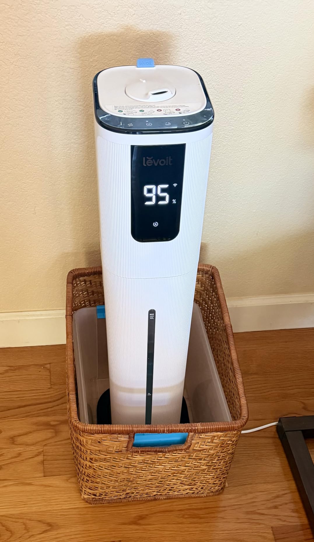 LEVOIT LV600S Smart Warm & Cool Mist Humidifiers for Home Bedroom Large Room | 6L 753ft2 Coverage, Quickly & Evenly Humidify Whole House, Easy Top Fill, Smart Sensor, App & Voice Control, Quiet Sleep Mode customer photo 2