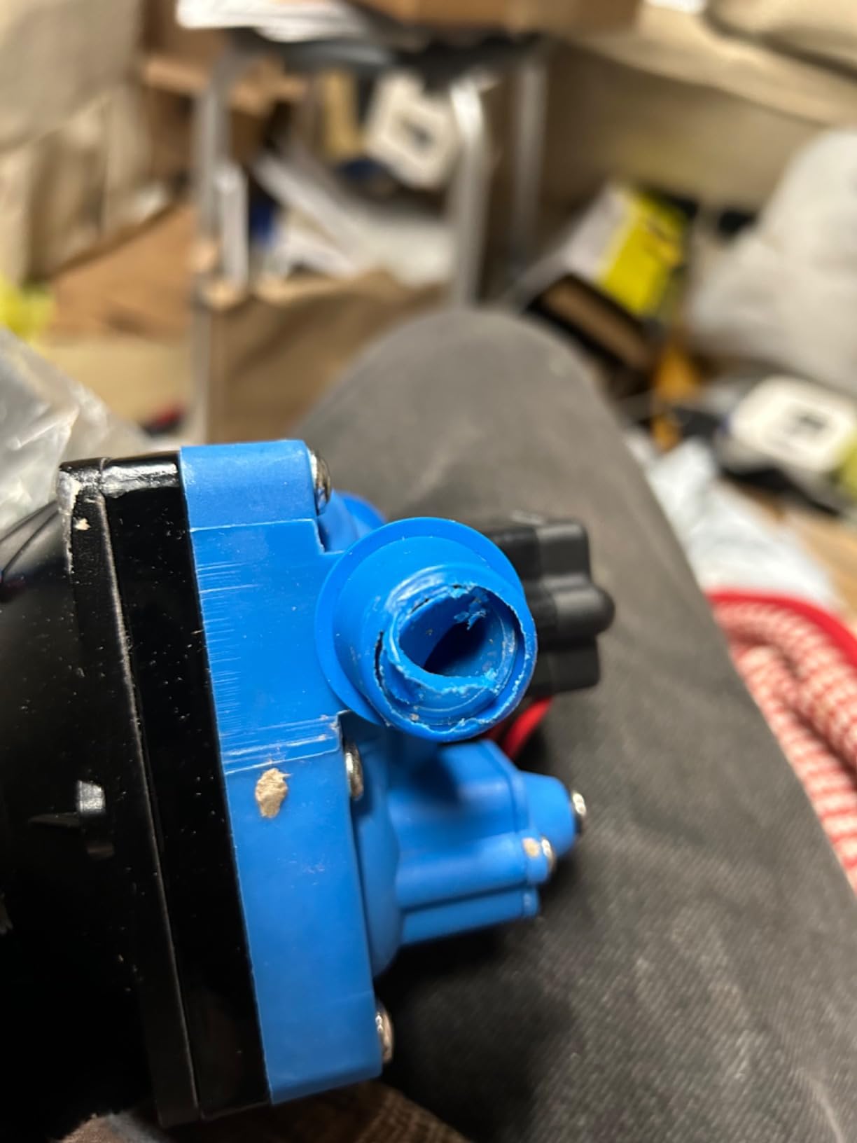 Kohree 12V RV Water Pump 5.5GPM 55 PSI, Self-Priming Diaphragm Pump | Quiet Pump with Pressure Switch, Strainer, Thermal Protection, Fresh Water Pump for RV Camper Boat Marine customer photo 2