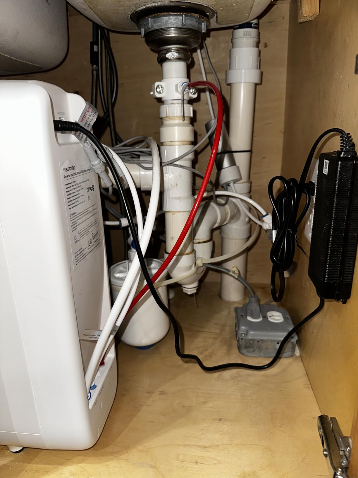 Waterdrop G3P800 Reverse Osmosis System, 800 GPD Fast Flow, NSF/ANSI 42 & 53 & 58 & 372 Certified, 3:1 Pure to Drain, Tankless Under Sink RO Water Filter System, LED Purifier, Smart Faucet customer photo 1
