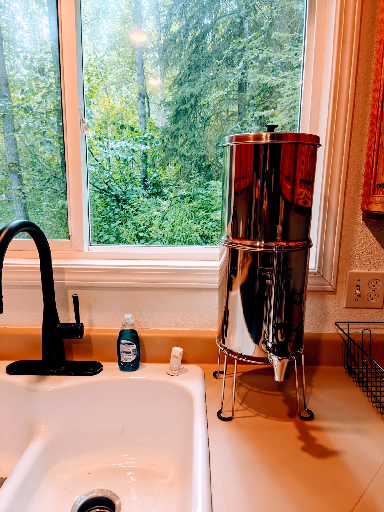 Waterdrop TK Gravity Water Filter System with Sight Glass Spigot, NSF/ANSI 42&372 Standard, PFAS, Chlorine and Lead Reduction, Stainless-Steel Water System for Home, Travel, Emergencies, 2.25G customer photo 2