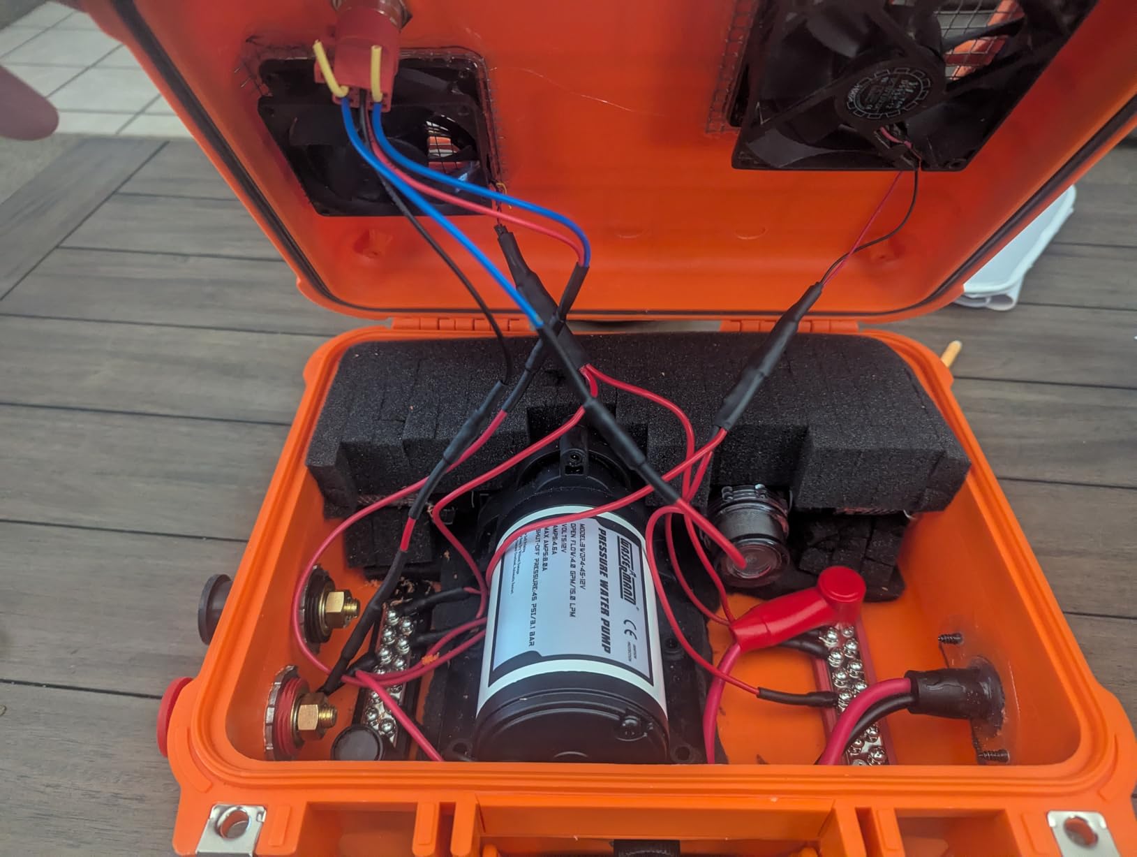 WASSERMANN RV Pump, 12V Self-priming RV Water Pressure Pump 4.0GPM 45PSI with Pressure Switch, for RV Marine Camping Yacht Garden customer photo 1