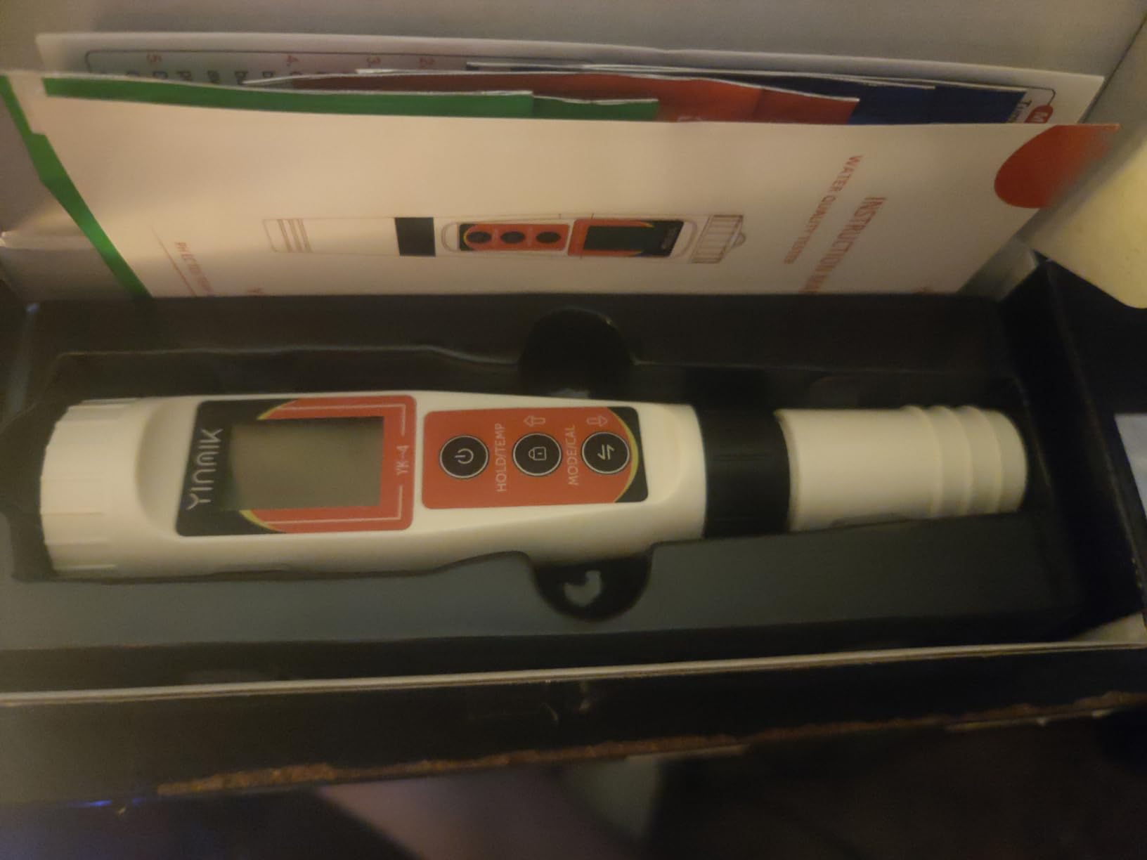 YINMIK PH Meter, Digital 4 in 1 PH EC TDS Temp Meter for Water Hydroponics | Waterproof PH and EC PPM Water Tester with Backlit for DWC Nutrients Growing, Indoor Garden, Home Brewing, Pool, Aquarium customer photo 2