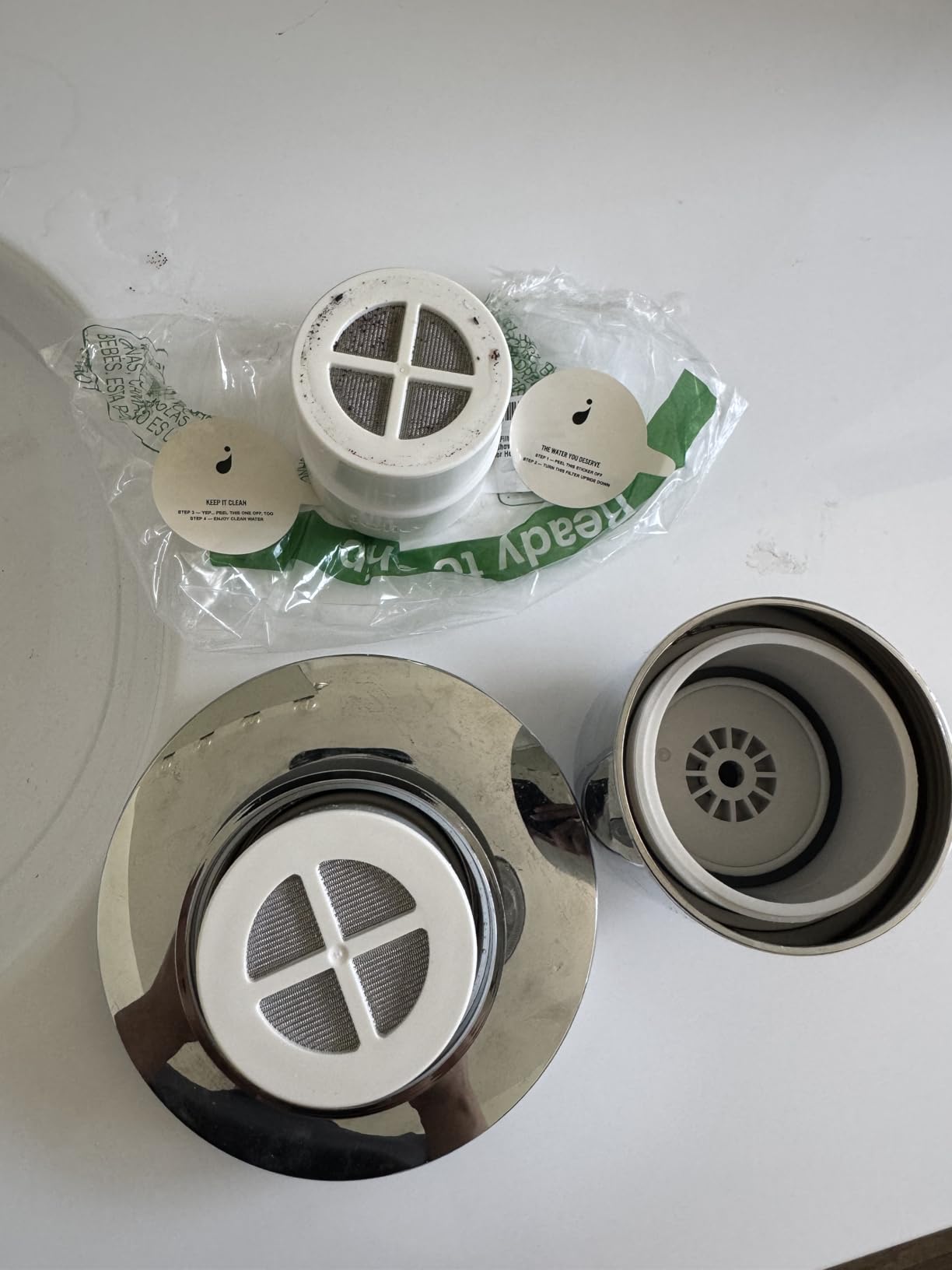 Jolie Replacement Filter for Showerhead - High Pressure Shower Filter, Clinically Tested for Healthier Hair & Skin customer photo 2