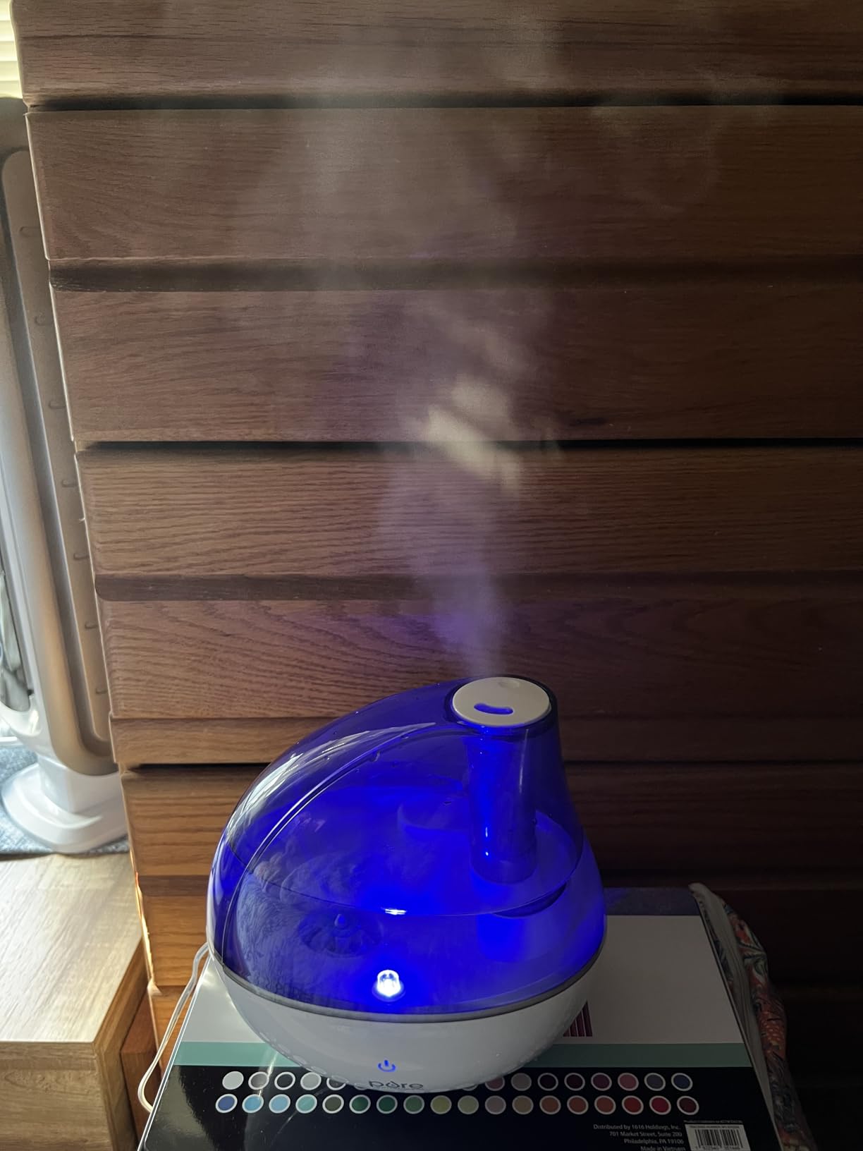 Pure Enrichment PureBaby Ultrasonic Cool Mist Humidifier & Soft Glow Night Light, Whisper-Quiet and Ideal for Baby Nurseries & Kids Bedrooms to Relieve Congestion, Colds, & Coughs (Whisper Green) customer photo 1