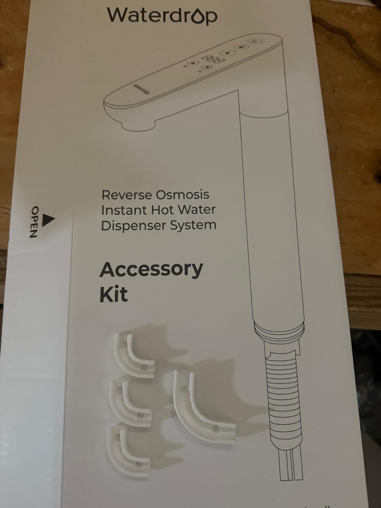 Waterdrop KJ600 Instant Hot Reverse Osmosis System, 600 GPD, Tankless RO, 5-Stage Filtration, LED Faucet, Hot and Cold Water Dispenser customer photo 2