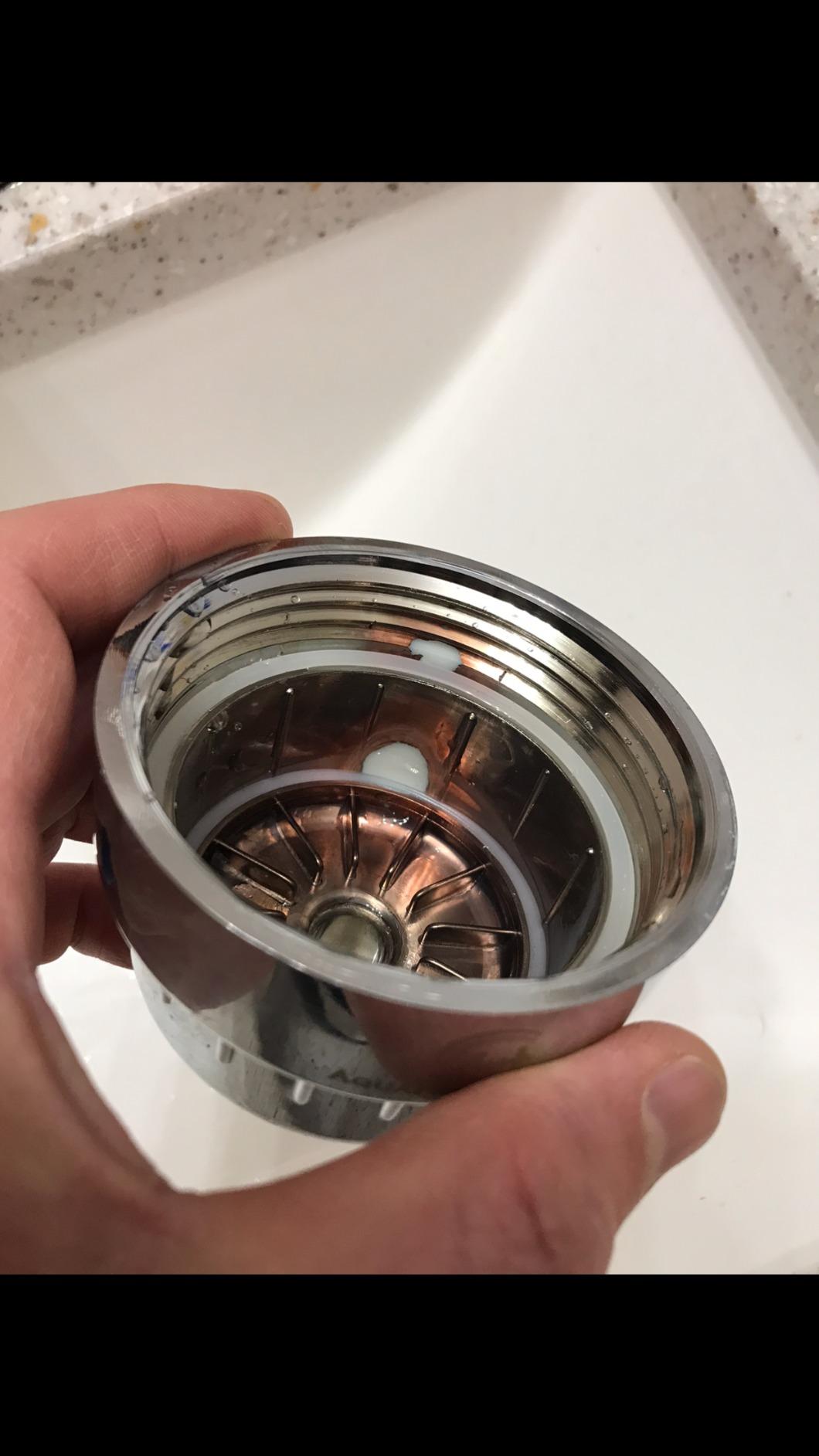 AquaHomeGroup 20 Stage Shower Filter with Vitamin C E and A - Reduces Chlorine, Heavy Metals and Sediment - 1 Cartridge Included - Consistent Flow - Brushed Nickel customer photo 2