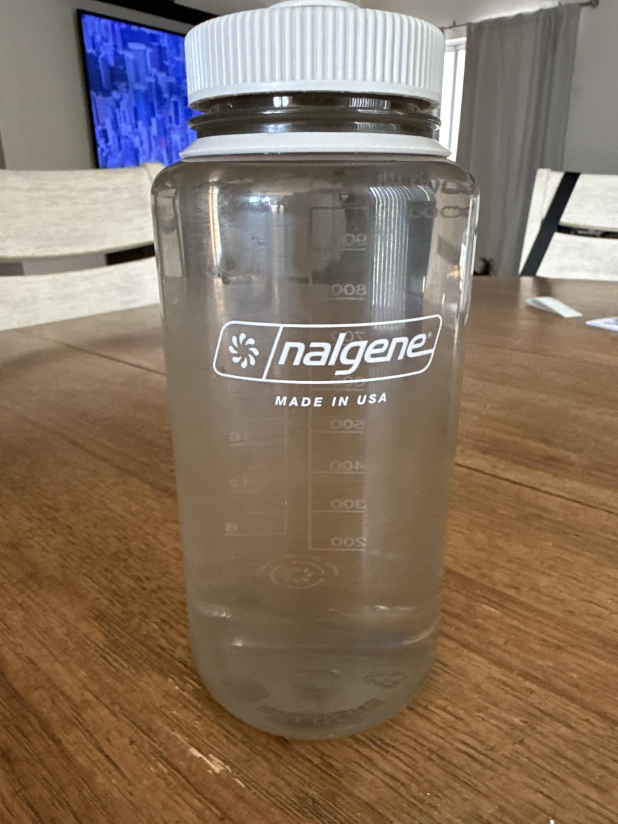 Nalgene 32 oz Wide Mouth Water Bottle, Jade | BPA-Free, Durable & Lightweight, Leak Proof, Dishwasher Safe, Large Reusable Plastic Bottle for Hiking, Gym, Work & Travel customer photo 2